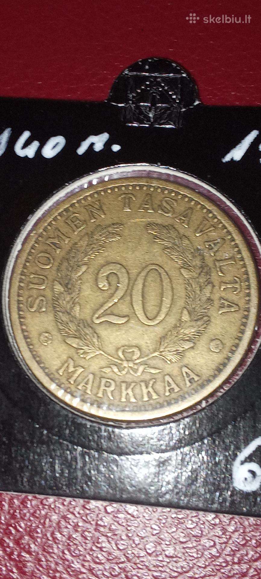 Suomija 20 markių 1937