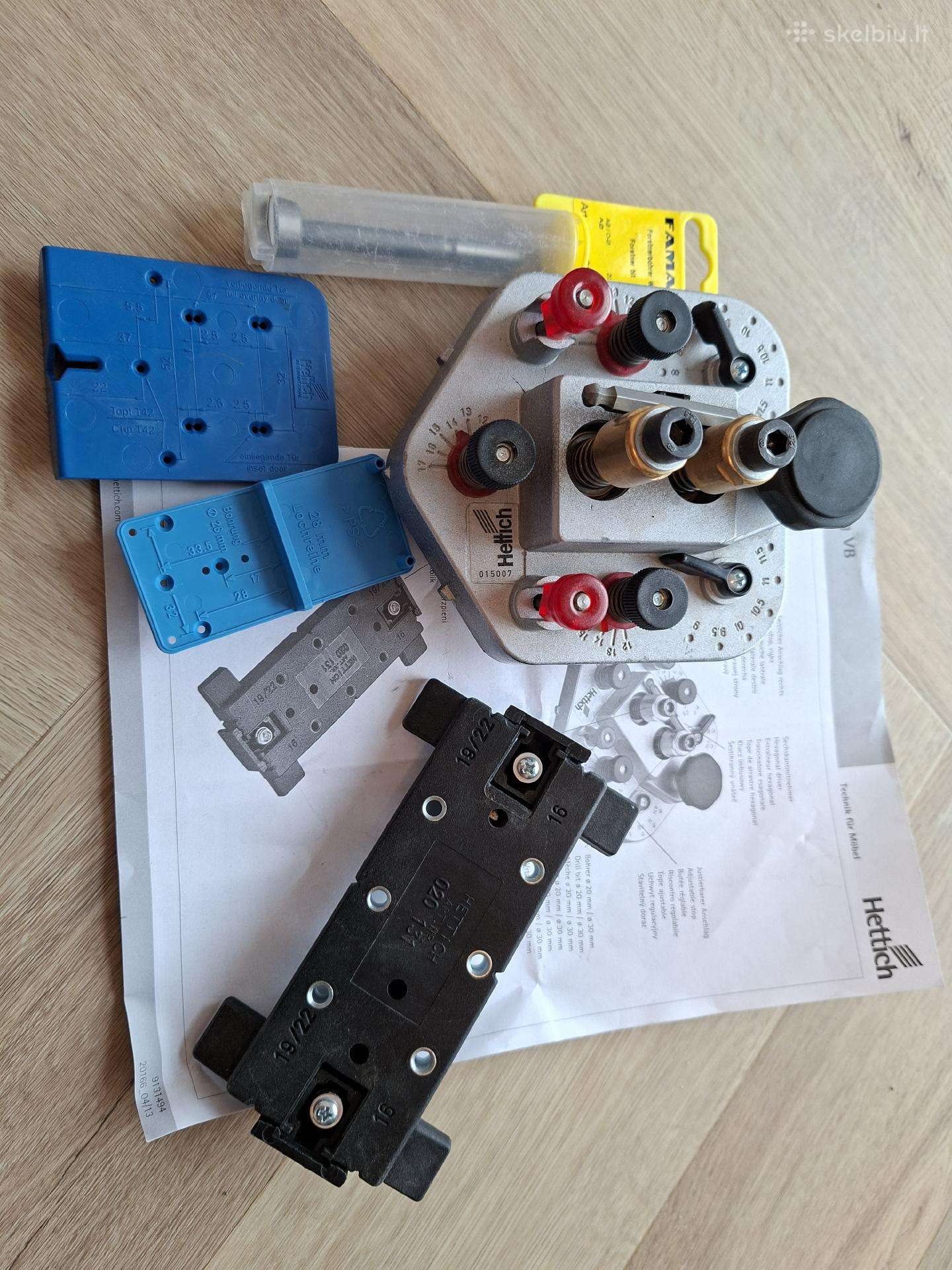 Hettich Šablonas Drill-jig Vb, D20mm