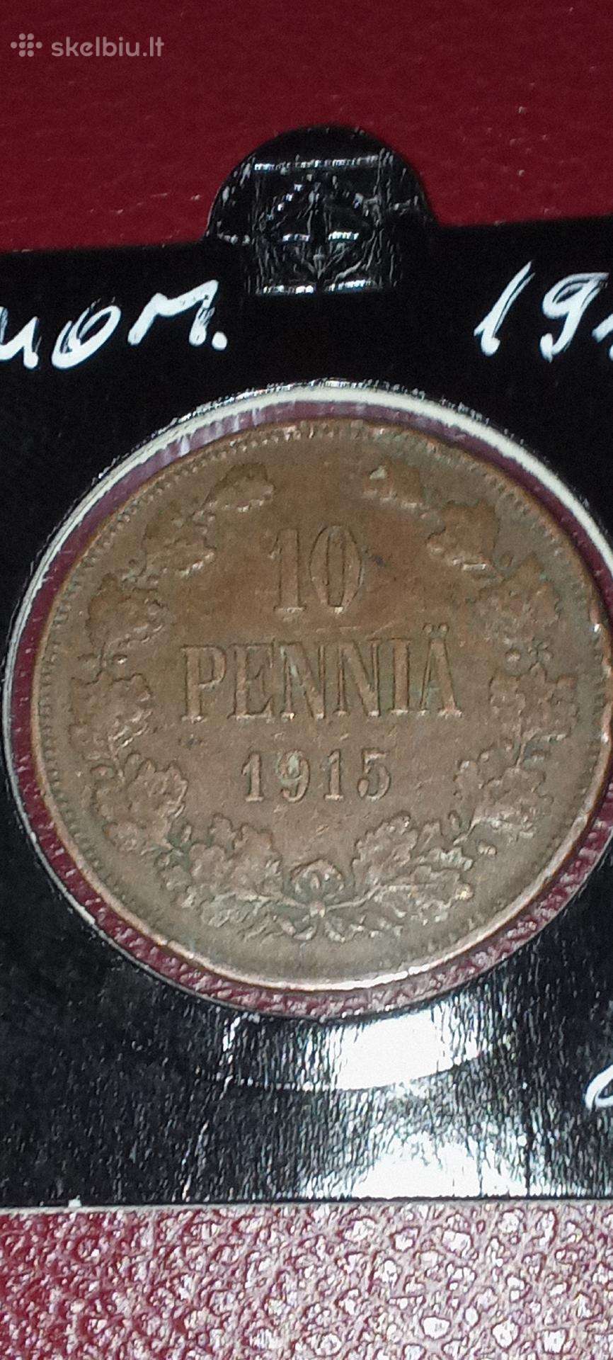 Suomija 10 pensų 1915