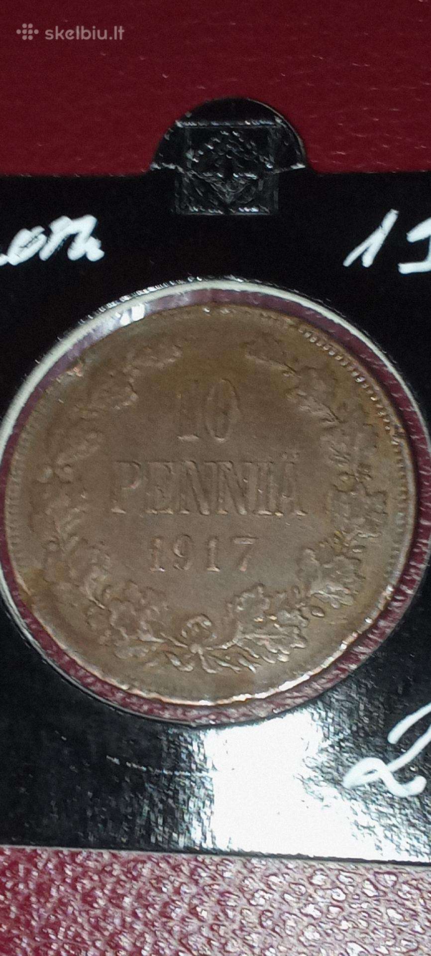 Suomija 10 pensų 1917