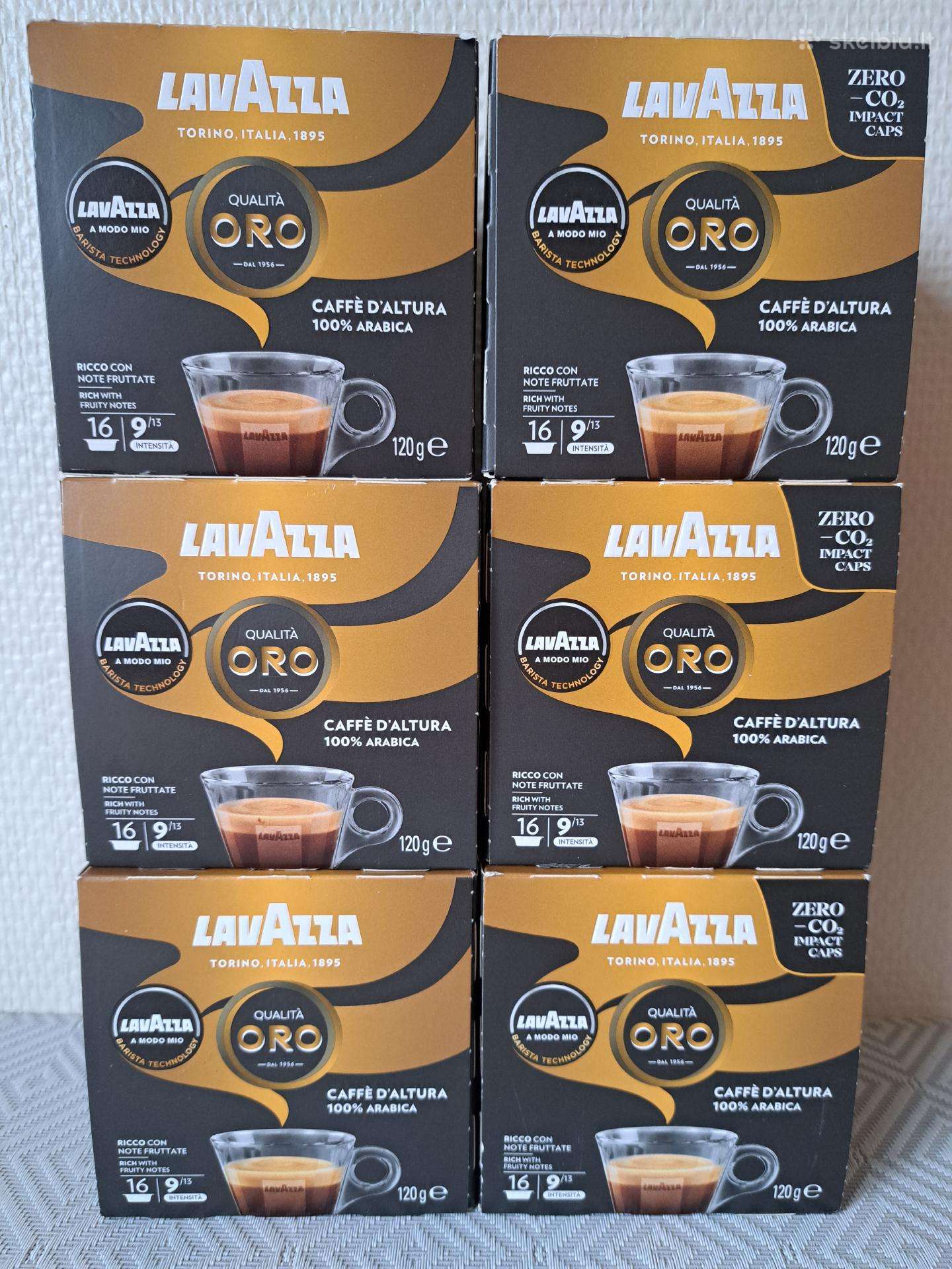 Kavos kapsulės, 6 dėžutės Lavazza Modo Mio Qualit