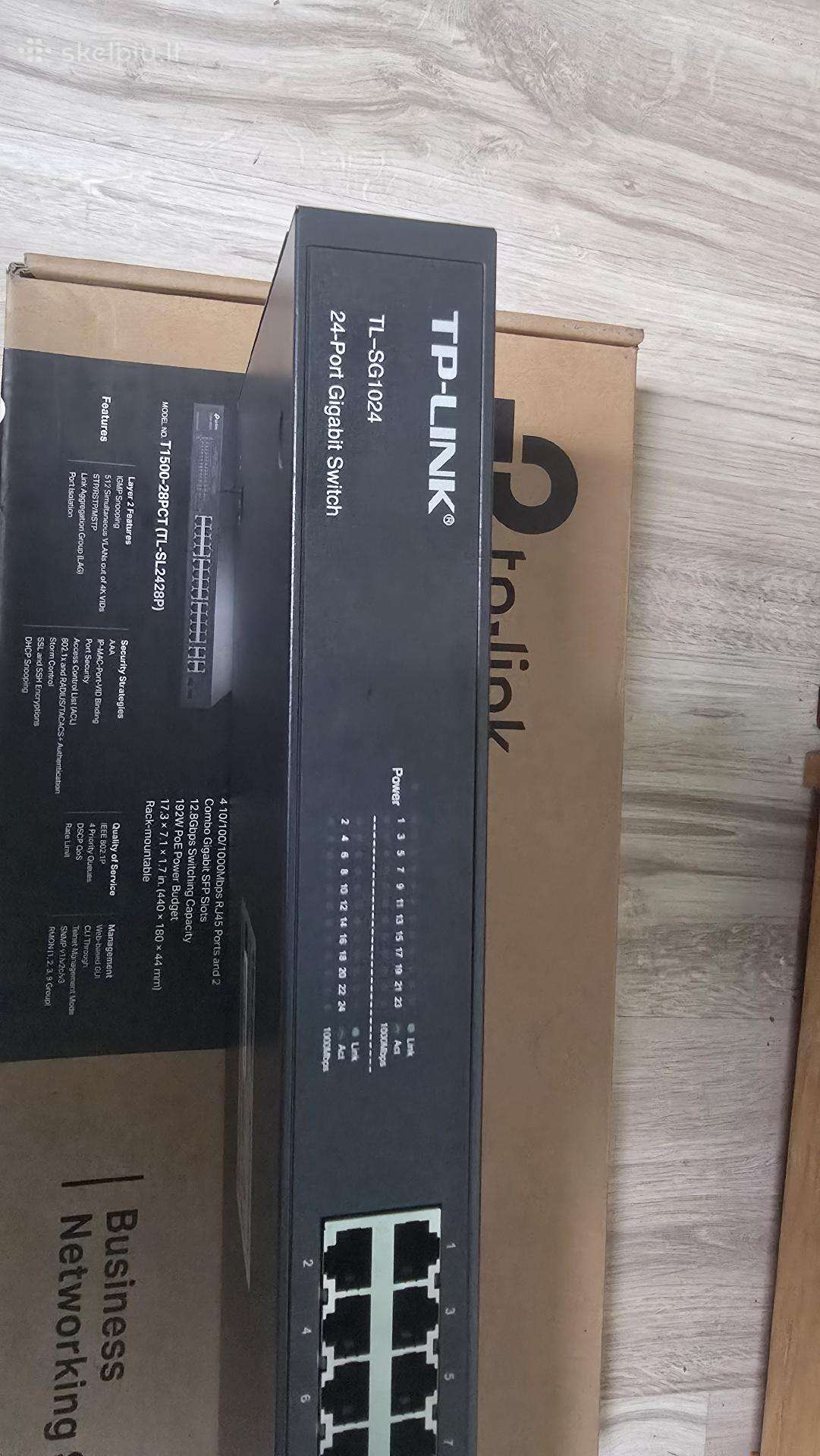 Tinklo šakotuvas (switchas) Tp-link Tl-sg1024