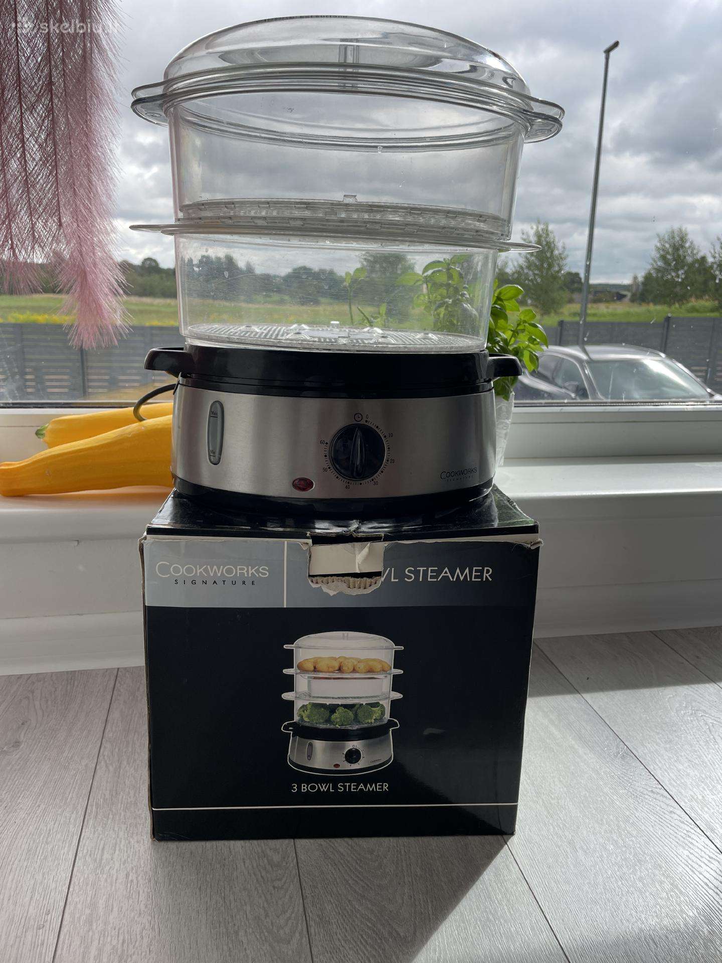 Cookworks Signature elektrinis 3 aukštų garų puoda