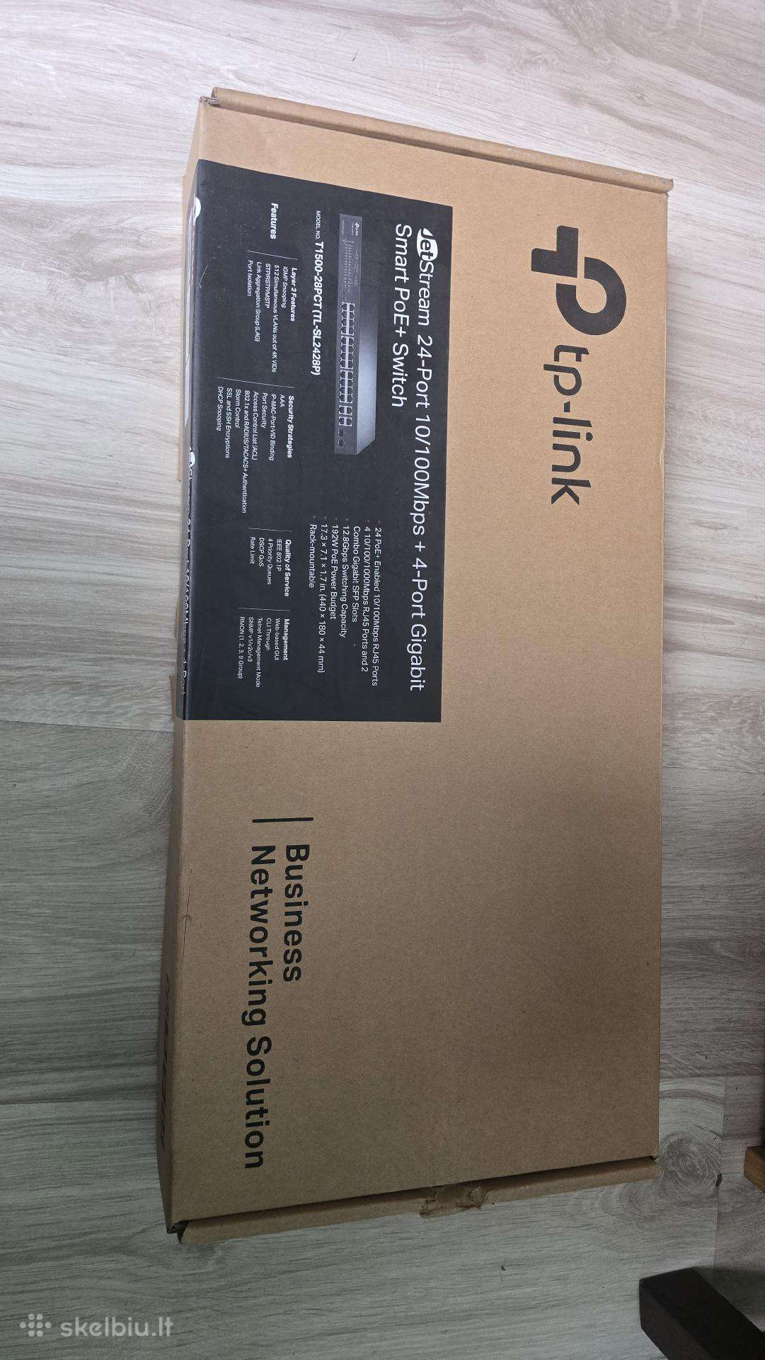 Parduodamas switch Tp-link Sl2428p Rack Poe+