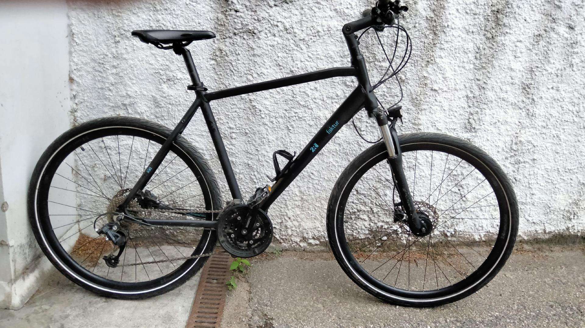 Hibridinis dviratis Cube 28″