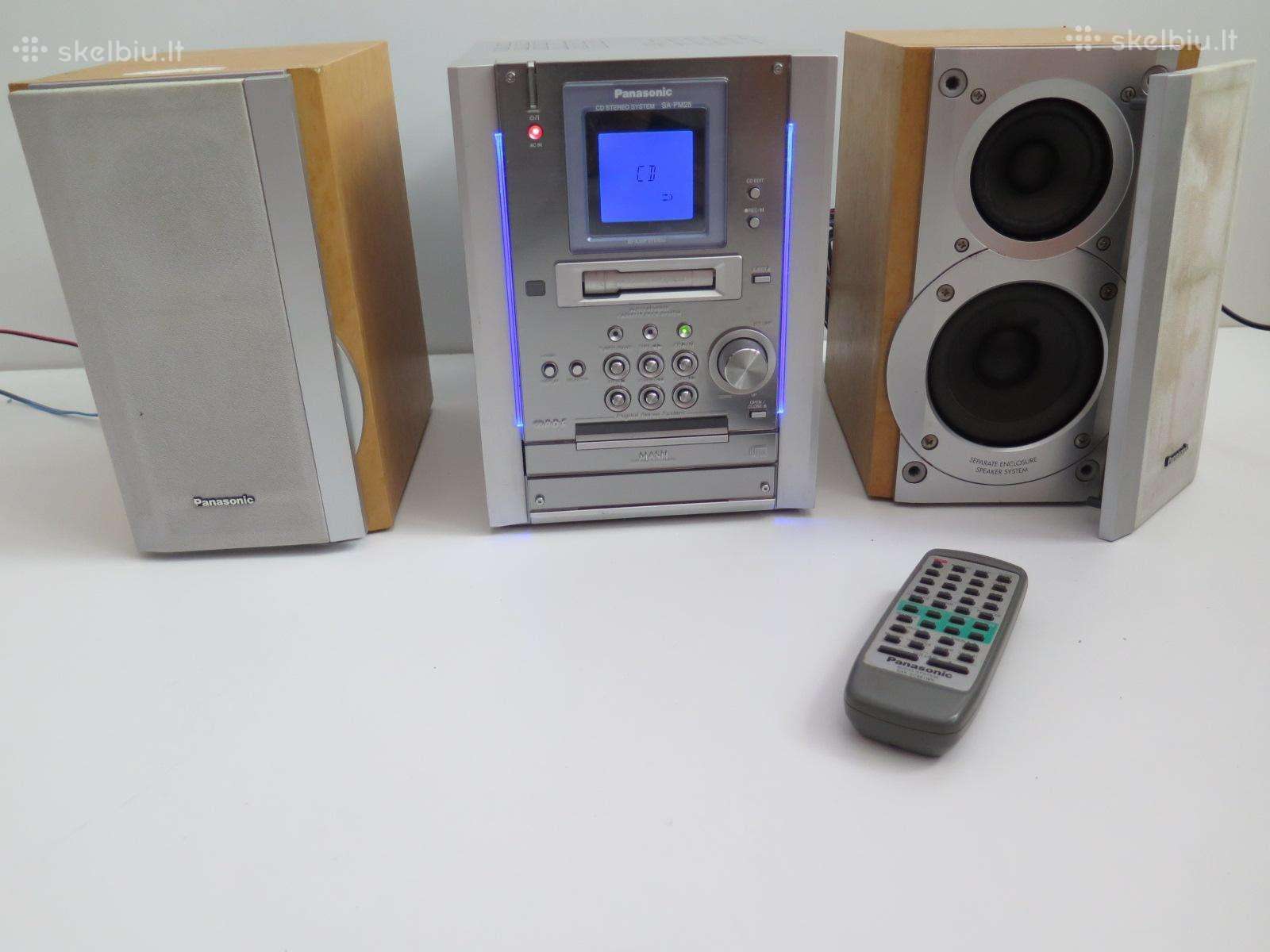 Panasonic muzikinis centras CD, Mc, Fm