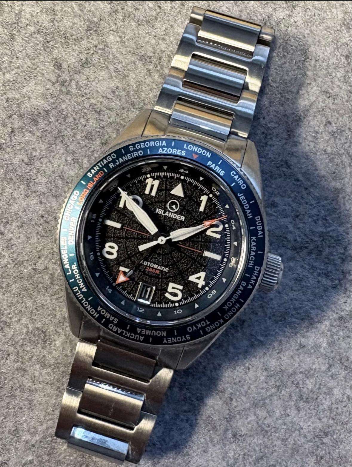 Islander Calabro Gmt World Time