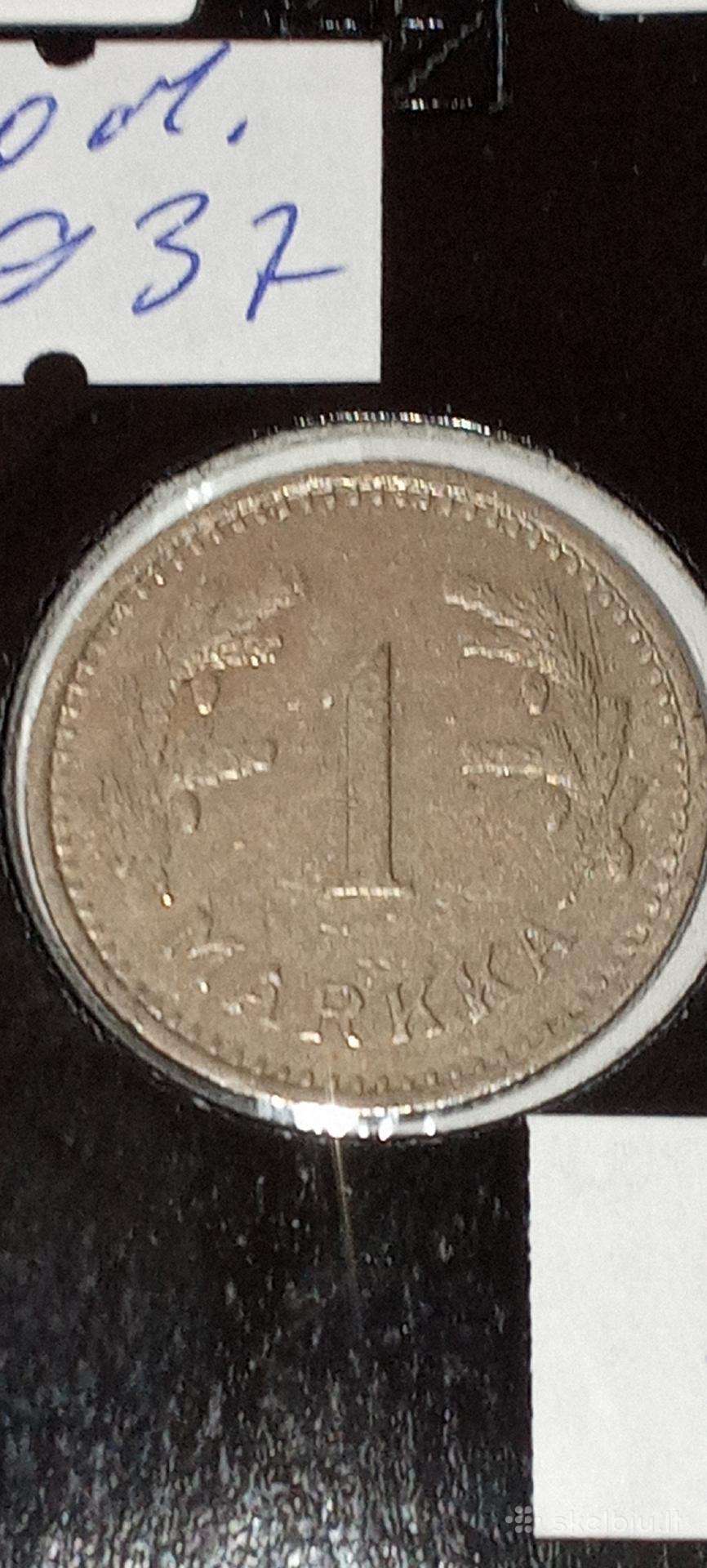 Suomija 1 markė 1937