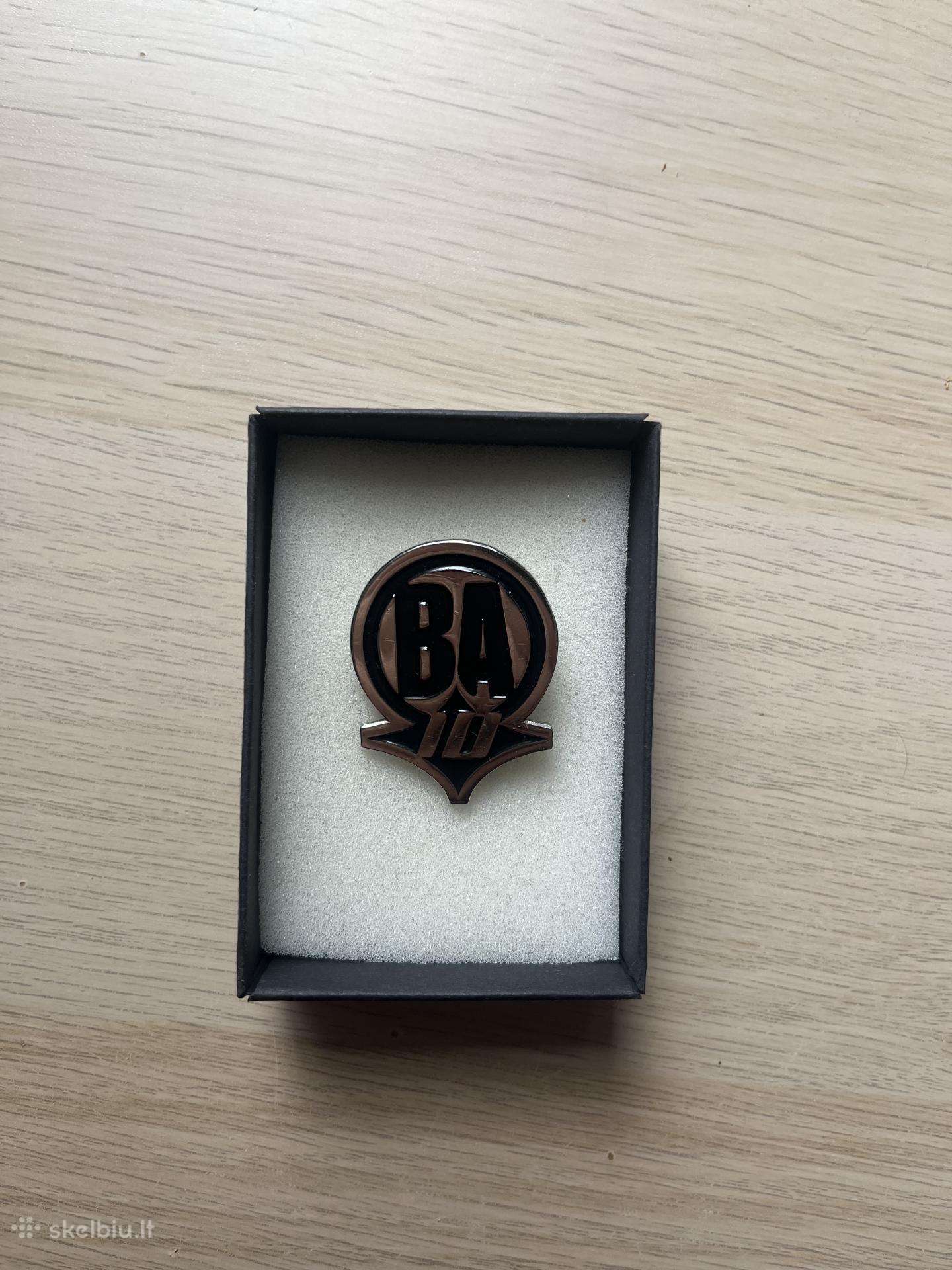 Ba 10 metų jubiliejaus pin