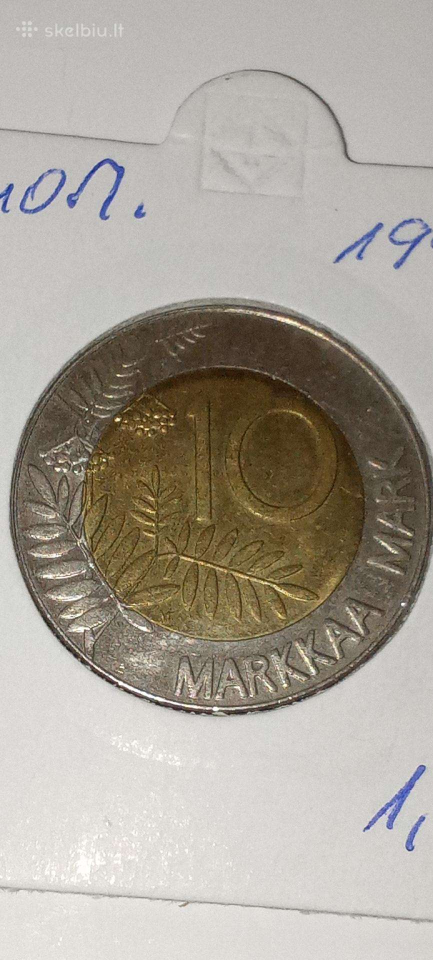 Suomija 10 markių 1993