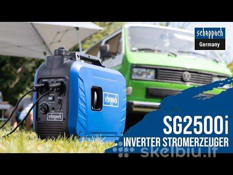 Scheppach Sg2500i Inverterinis Generatorius 2kw