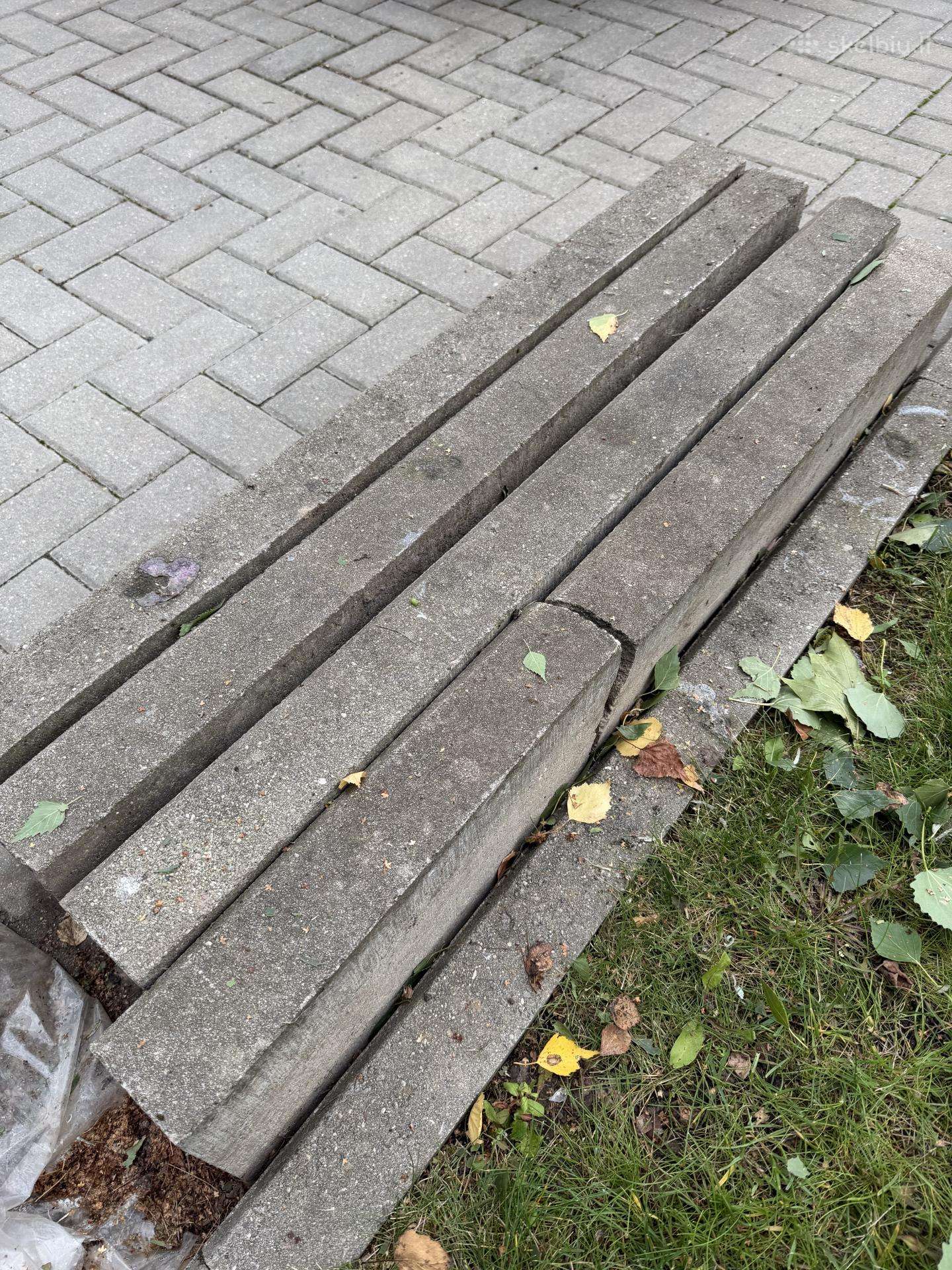 Betoniniai borteliai (atiduodu)