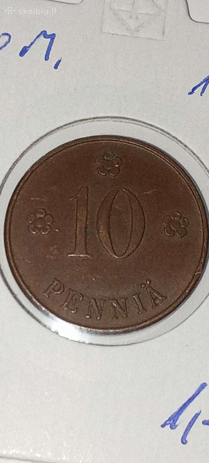 Suomija 10 pensų 1919