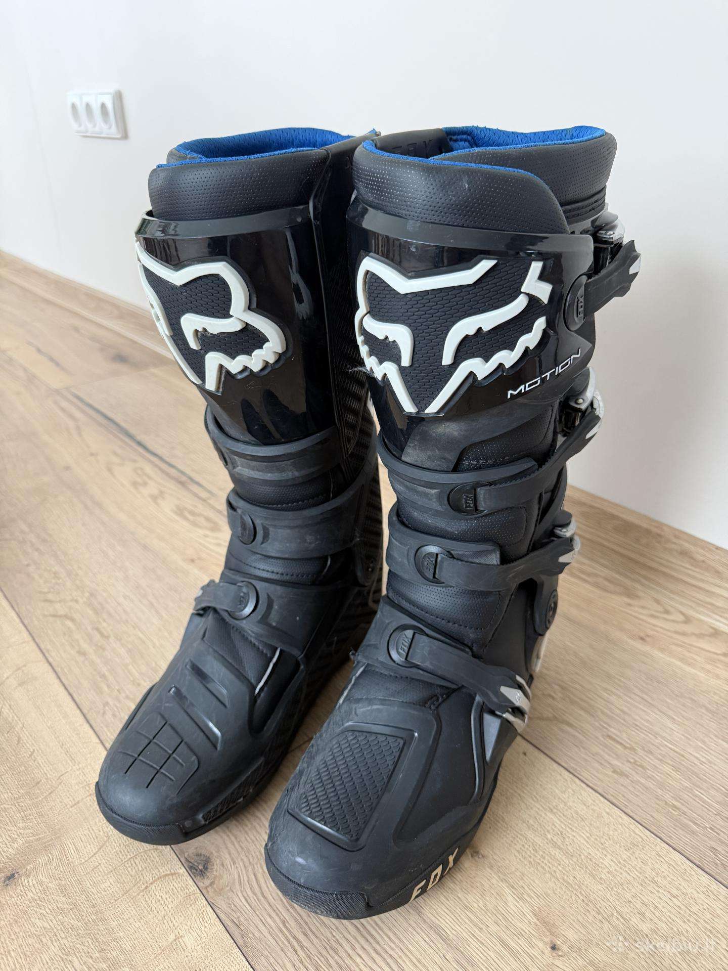 Fox Motion Mx batai, 46 dydis, atitinka 45 dydį