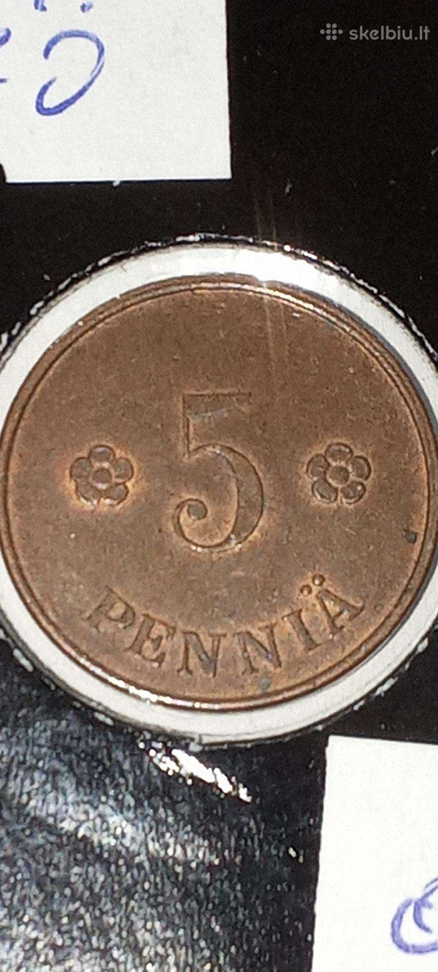 Suomija 5 pensai 1920