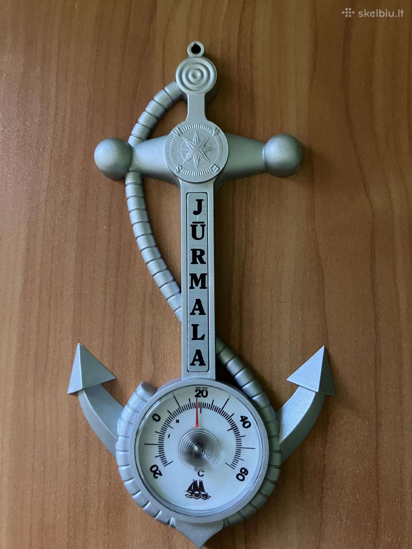 Vintažinis pakabinamas termometras Jūrmala