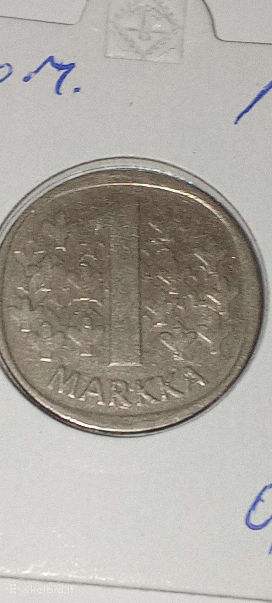 Suomija 1 markė 1981-83-85-89