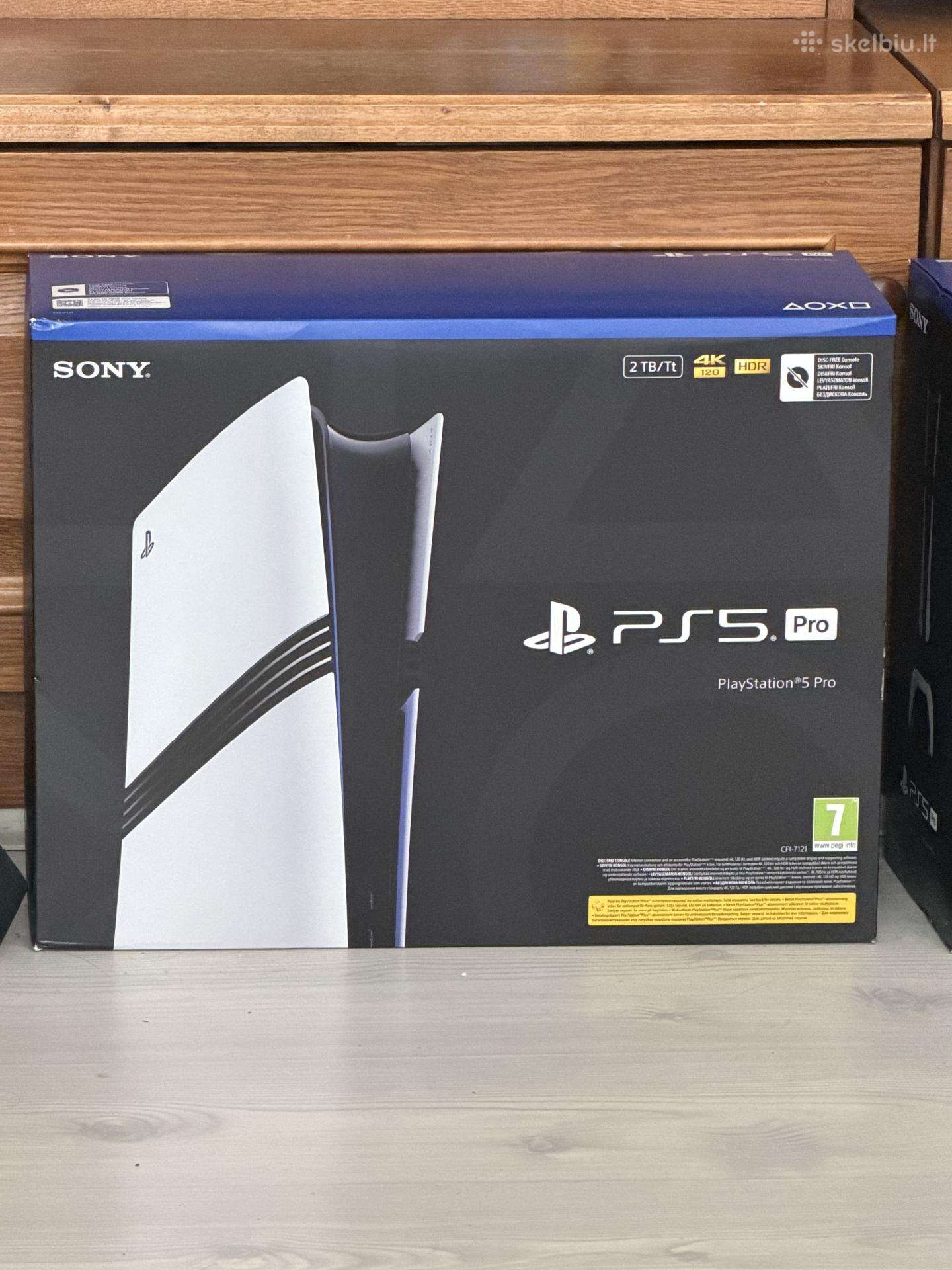 Sony Playstation 5 Pro 2tb Naujas Su Garantija