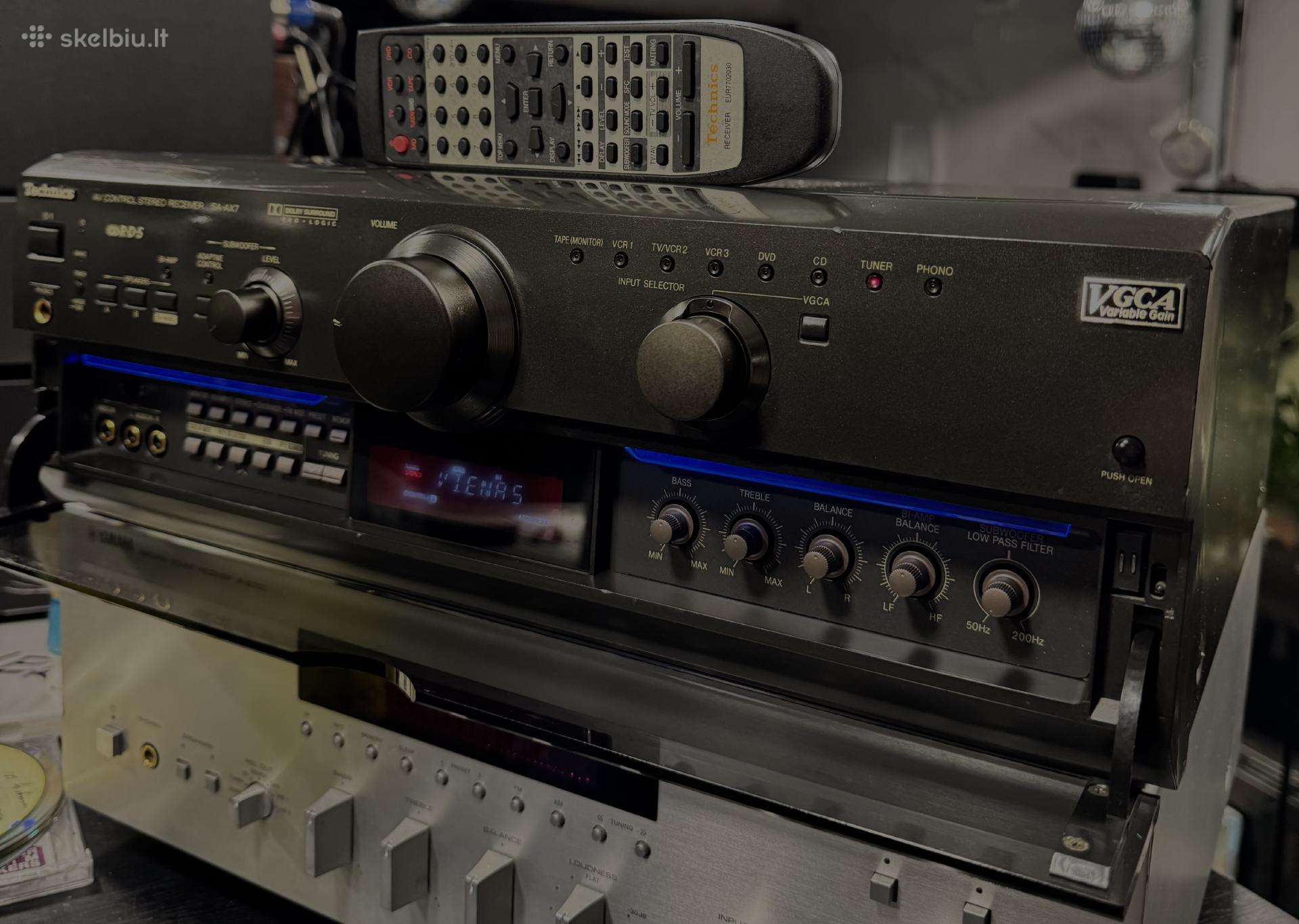 Technics sa-ax7 / resiveriai