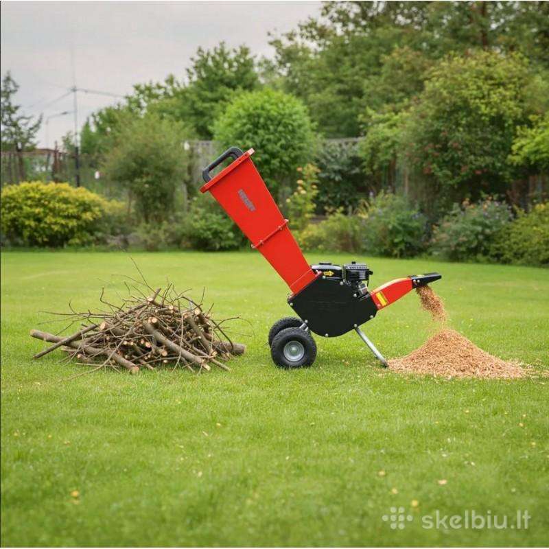 Šakų smulkintuvas 4,3kw benzininis