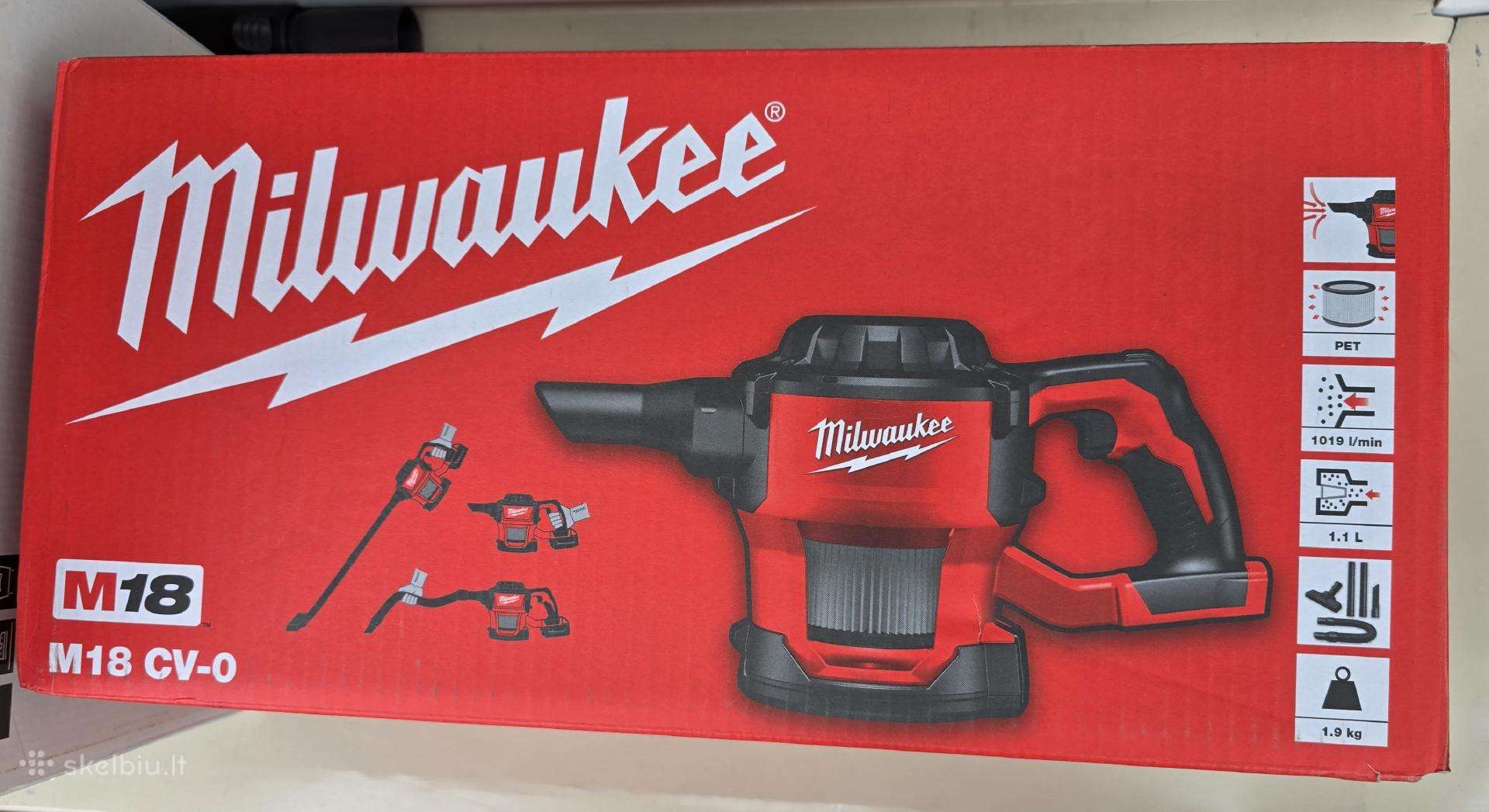 Akum. siurblys Milwaukee M18 Cv-0