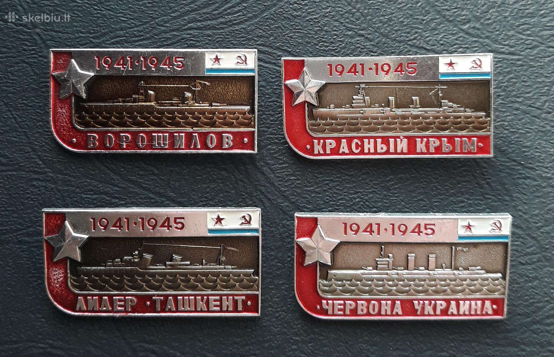 Marinistika 40 Laivai Seria-4vnt