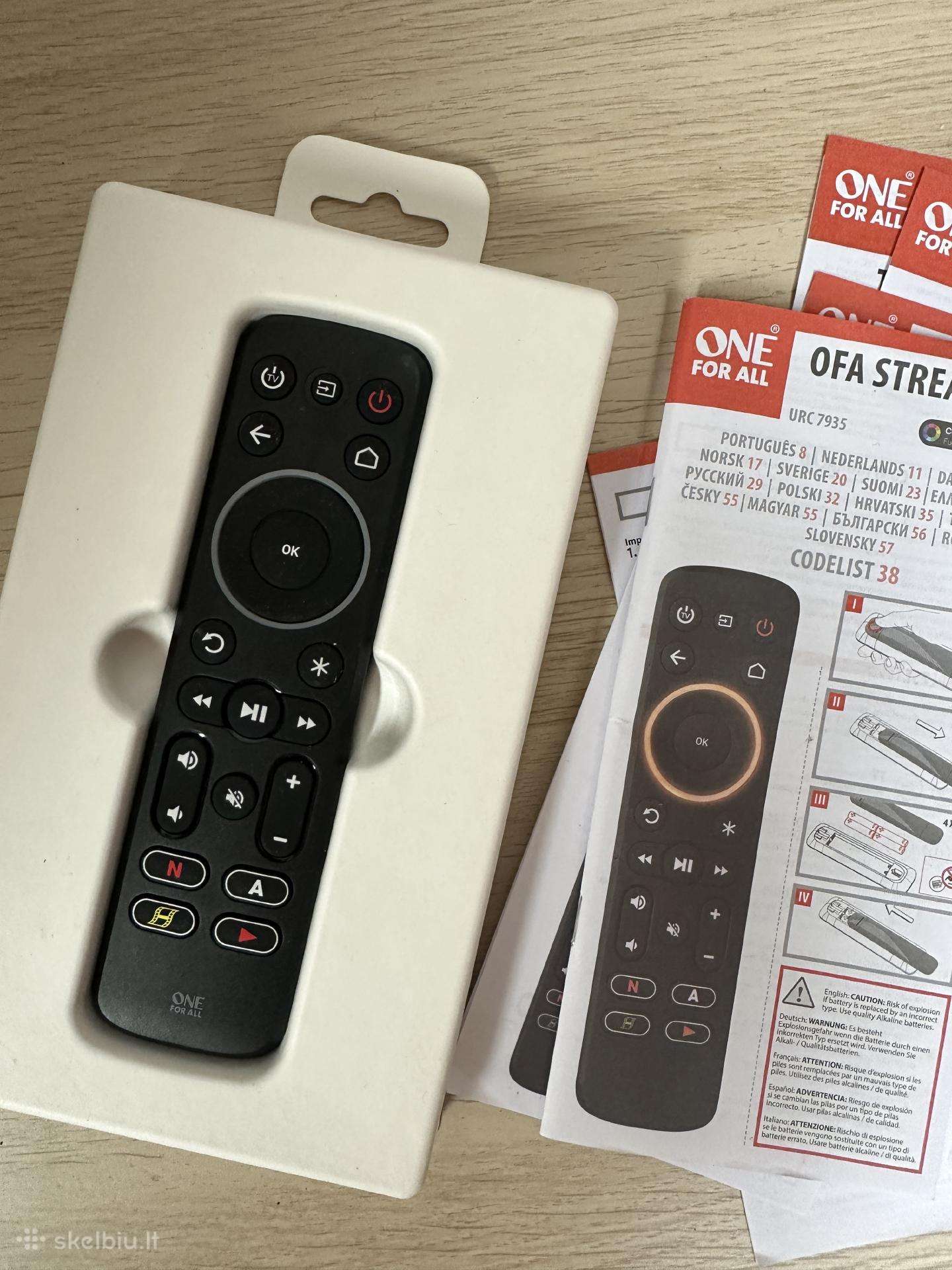 One For All Urc7935 Streamer Universal Remote