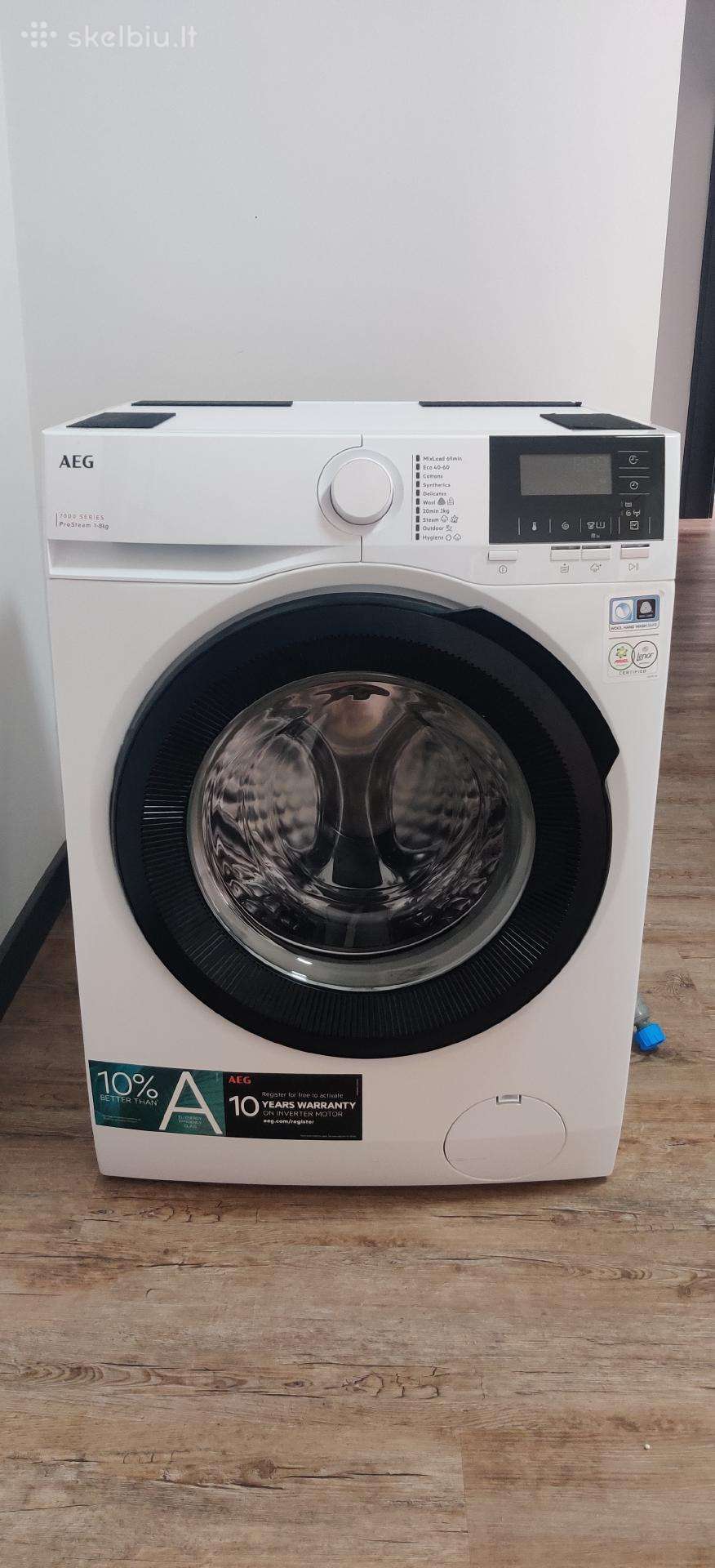 Aeg 7000 Series Prosteam skalbyklė, 8 kg