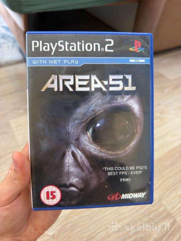 Area 51 Ps2 žaidimas