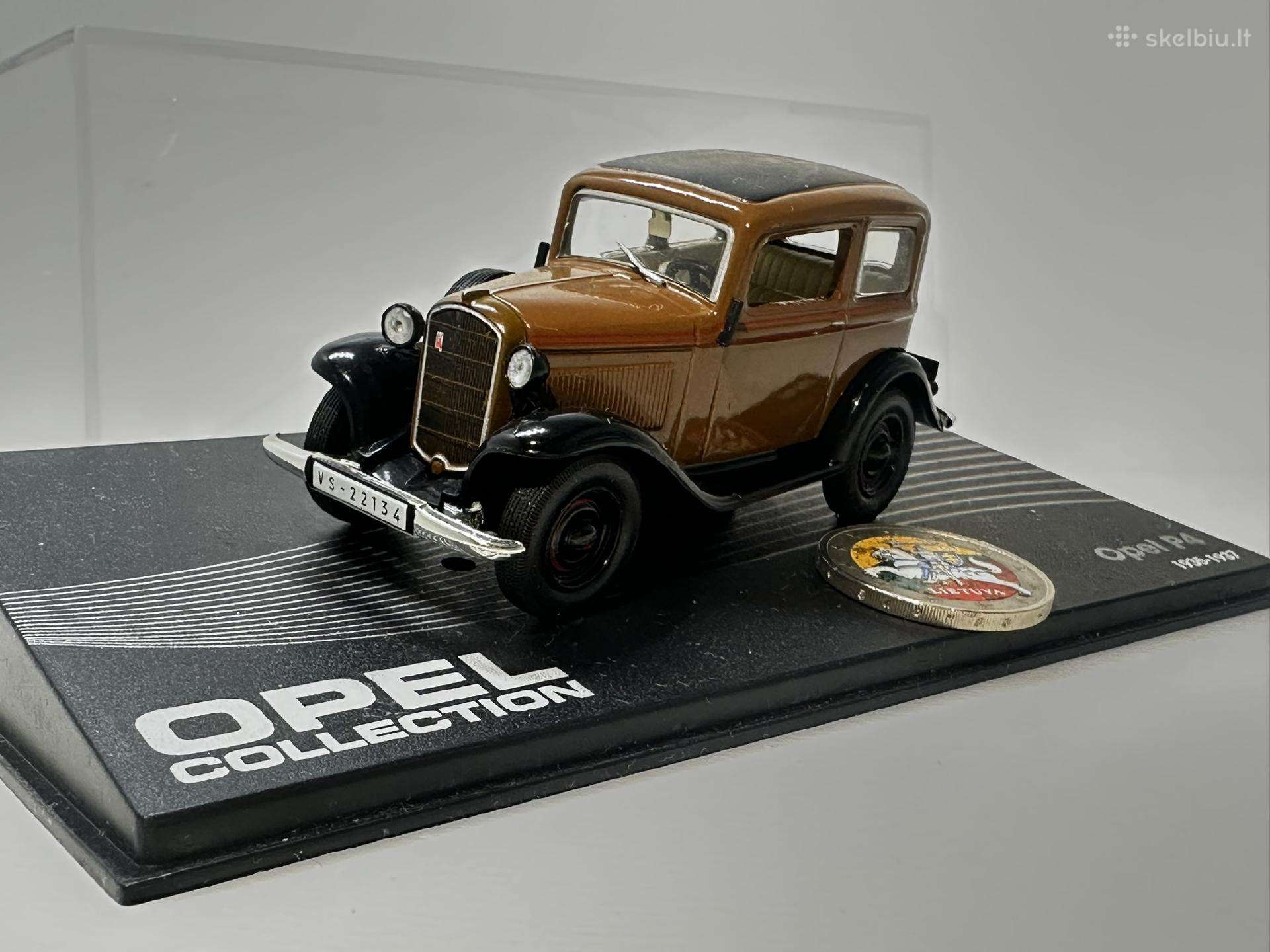 Opel P4 1935-1937 ruda 1:43 Eaglemoss [def.]