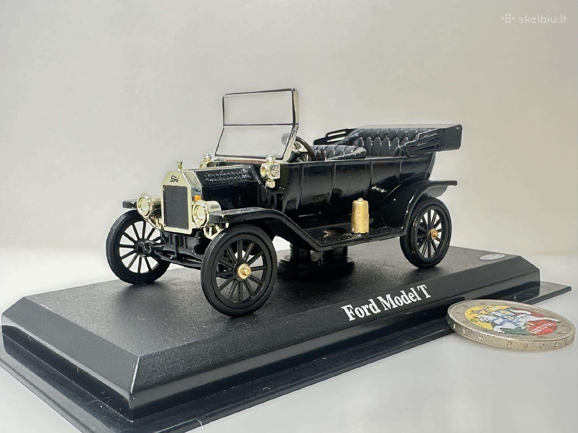 Ford Model T 1912 juoda 1:43 Del Prado