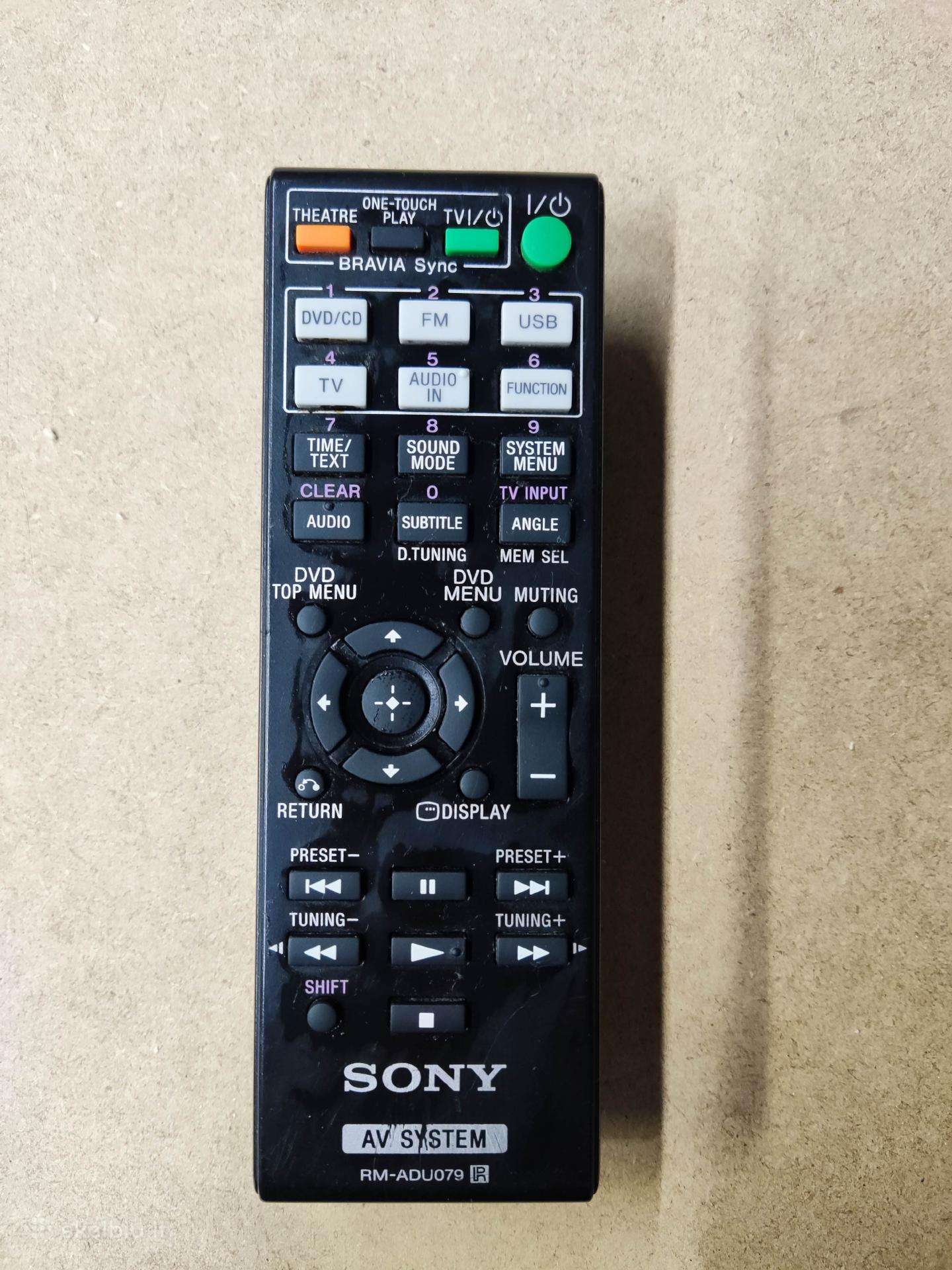 Pultelis Sony Rm-adu079