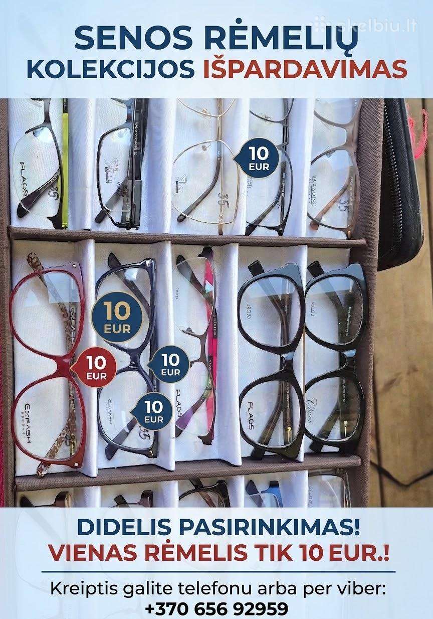 Išparduodu akinių rėmelius