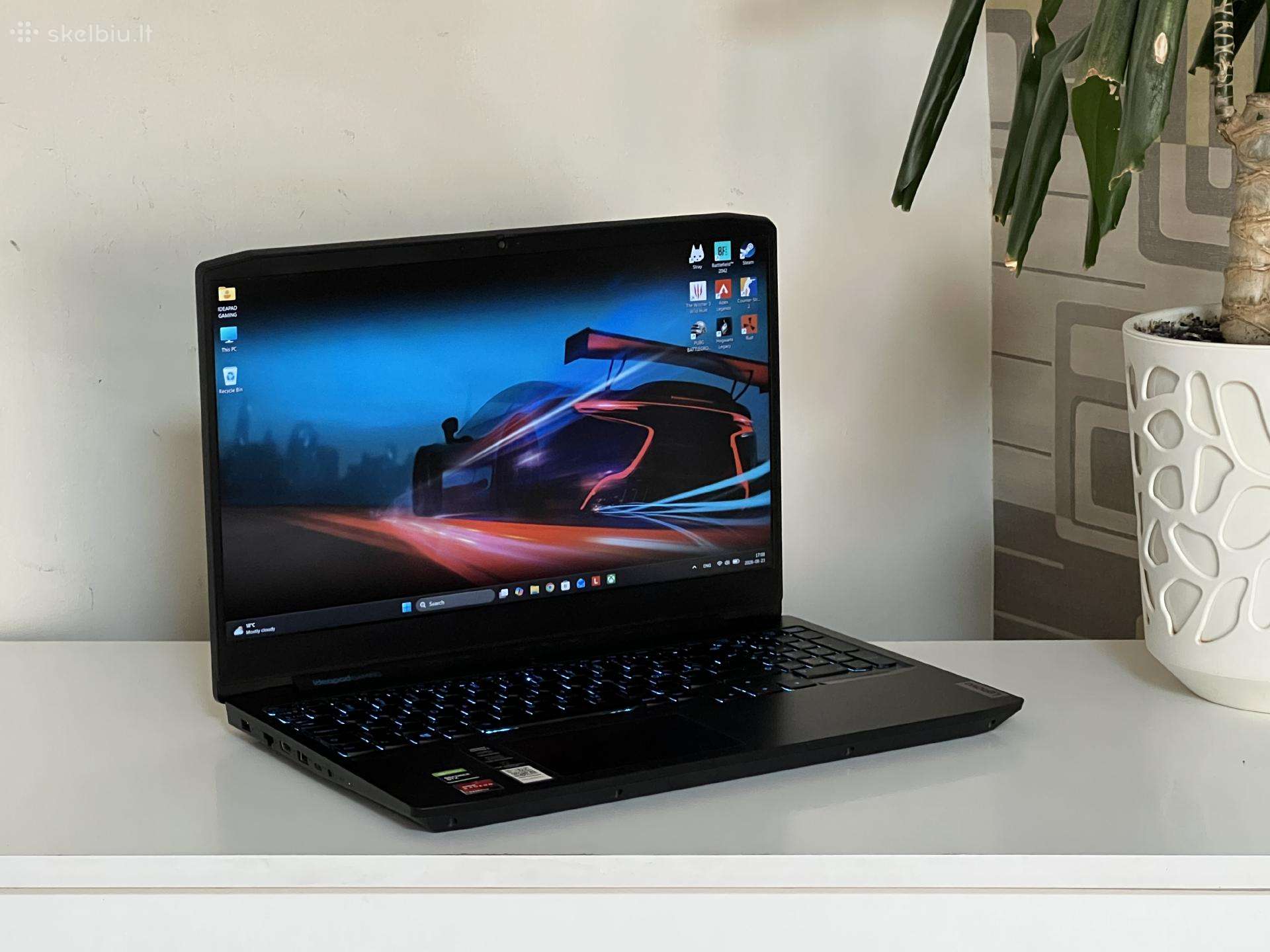 Parduodamas Ideapad Gaming su Gtx 1650ti, Ryzen 5.