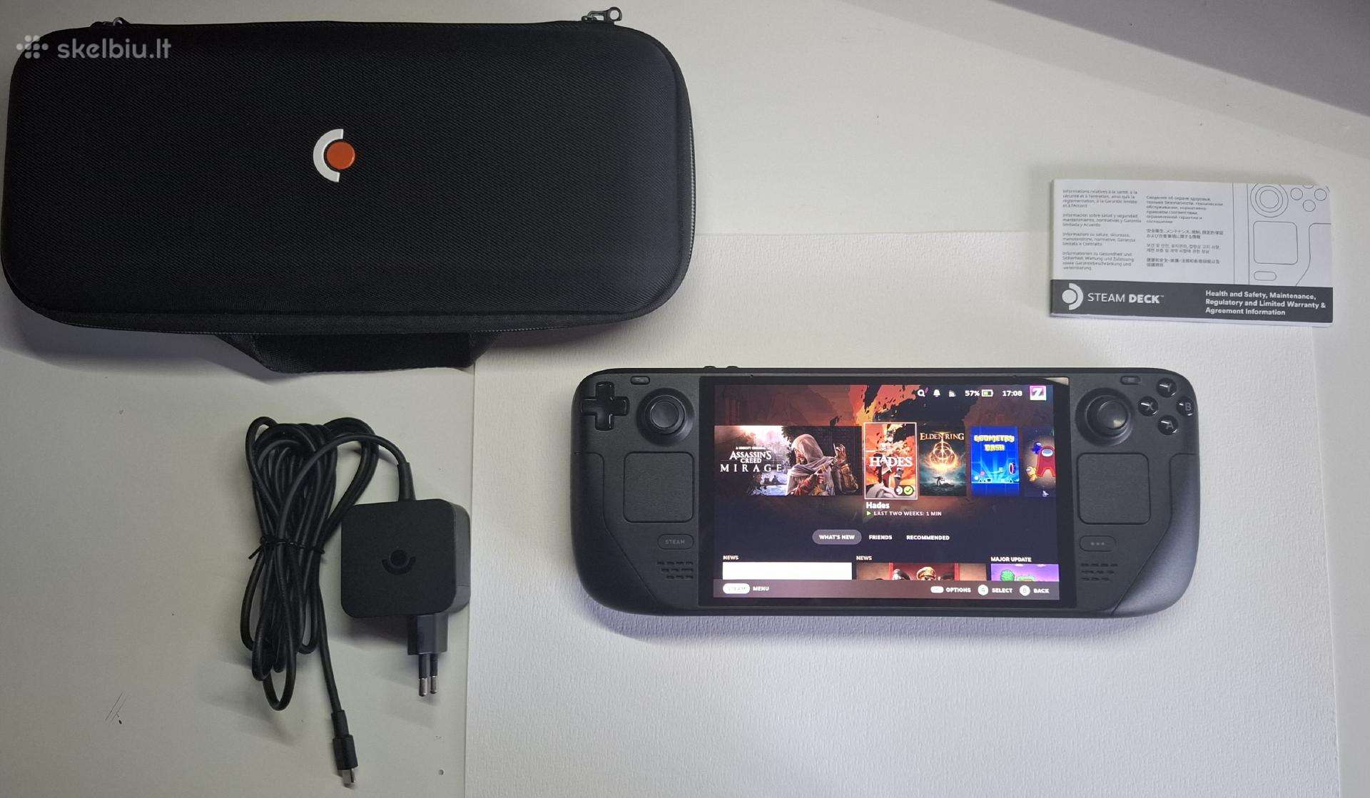 Steam Deck Oled 512gb – puiki būklė