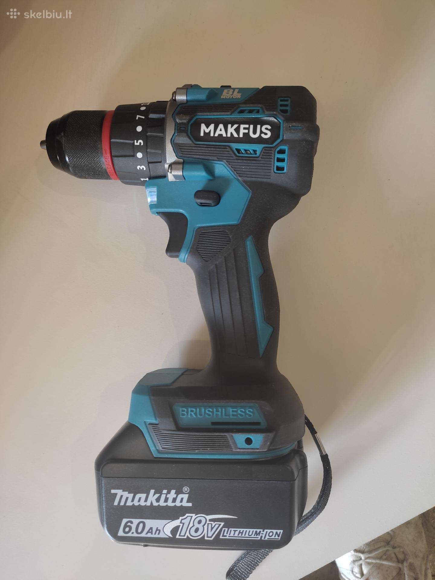 Suktuvas grežtuvas Makita akumuletoriams mažas gal