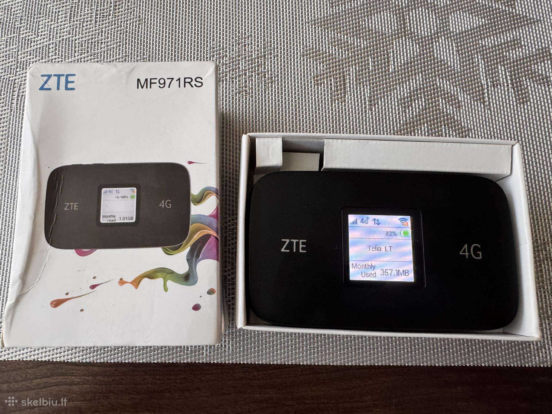 Zte Mf971rs 4G Lte modemas, pilnas komplektas