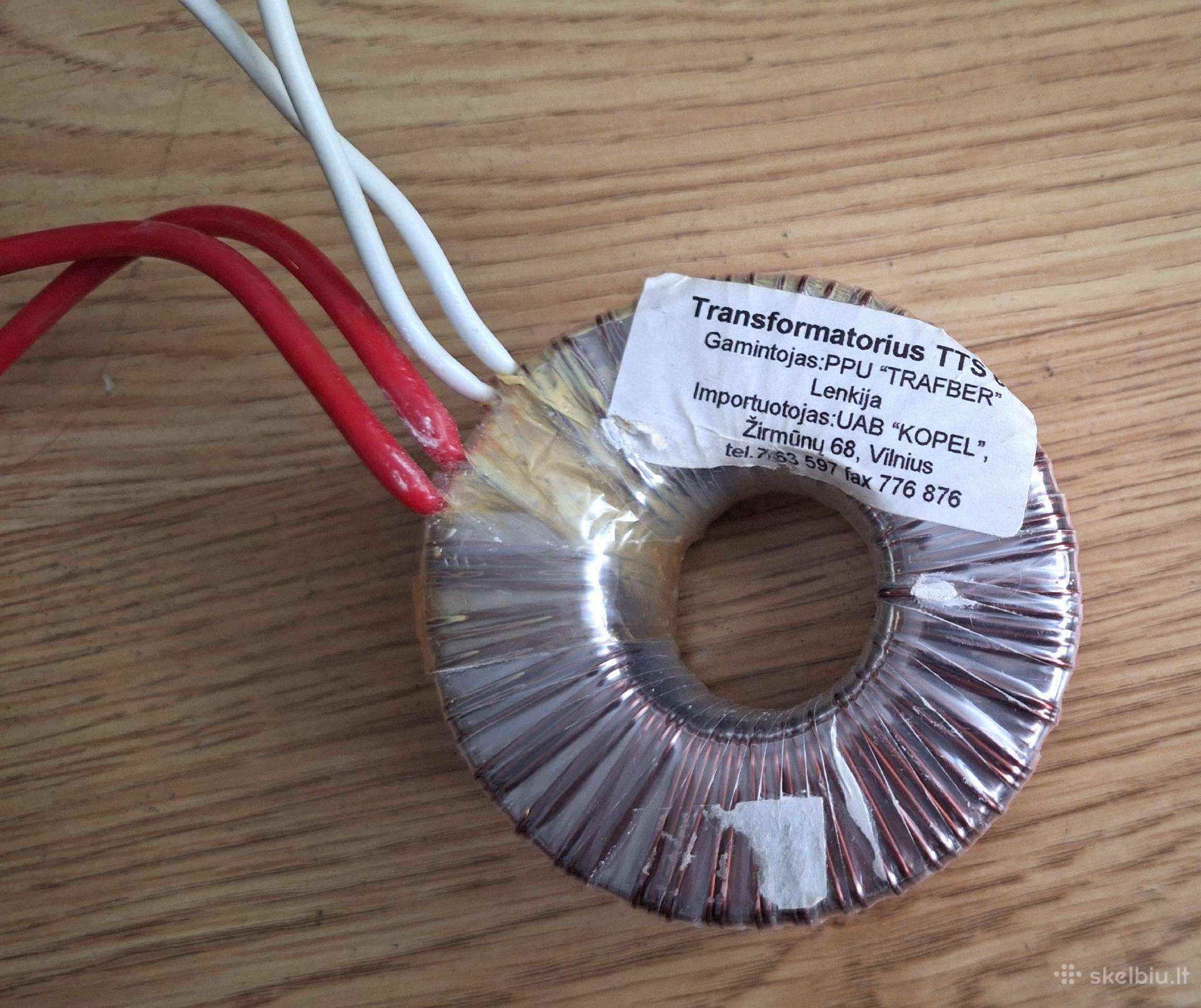 Toroidinis transformatorius 220v 12v 60w 100w