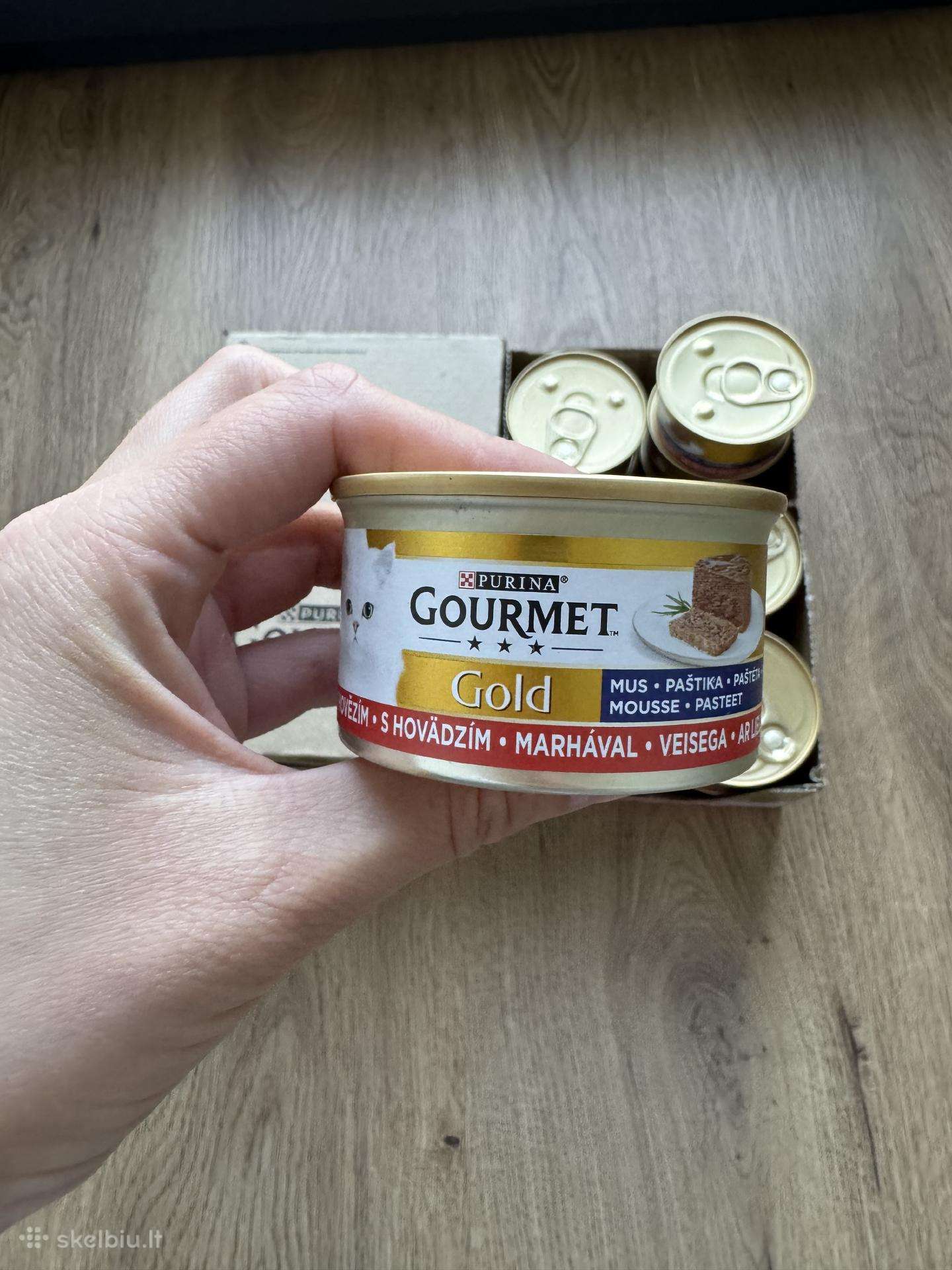 Kačių maistas Gourmet 26vnt