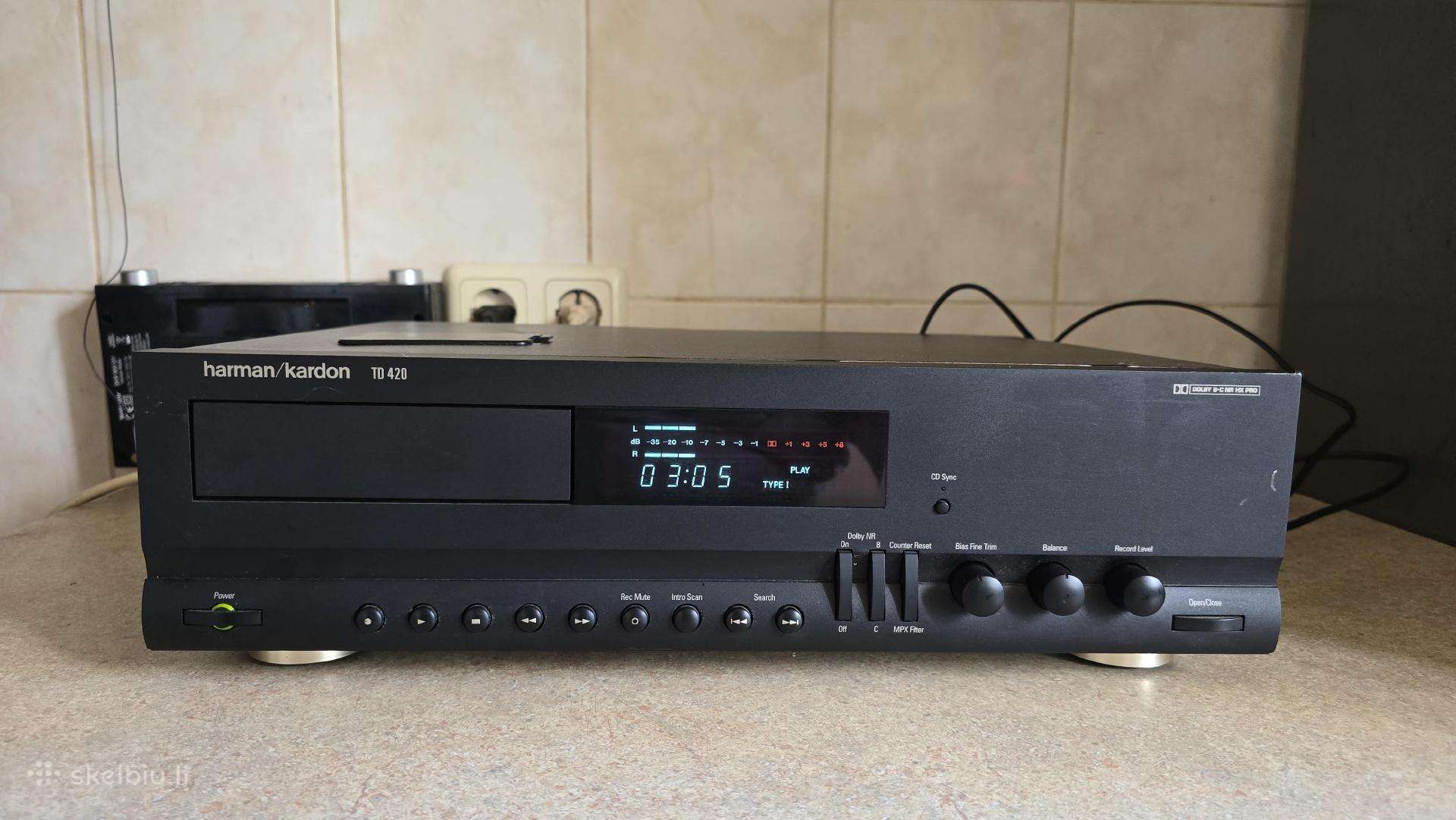 Harman Kardon Td420 kasetinė deka.