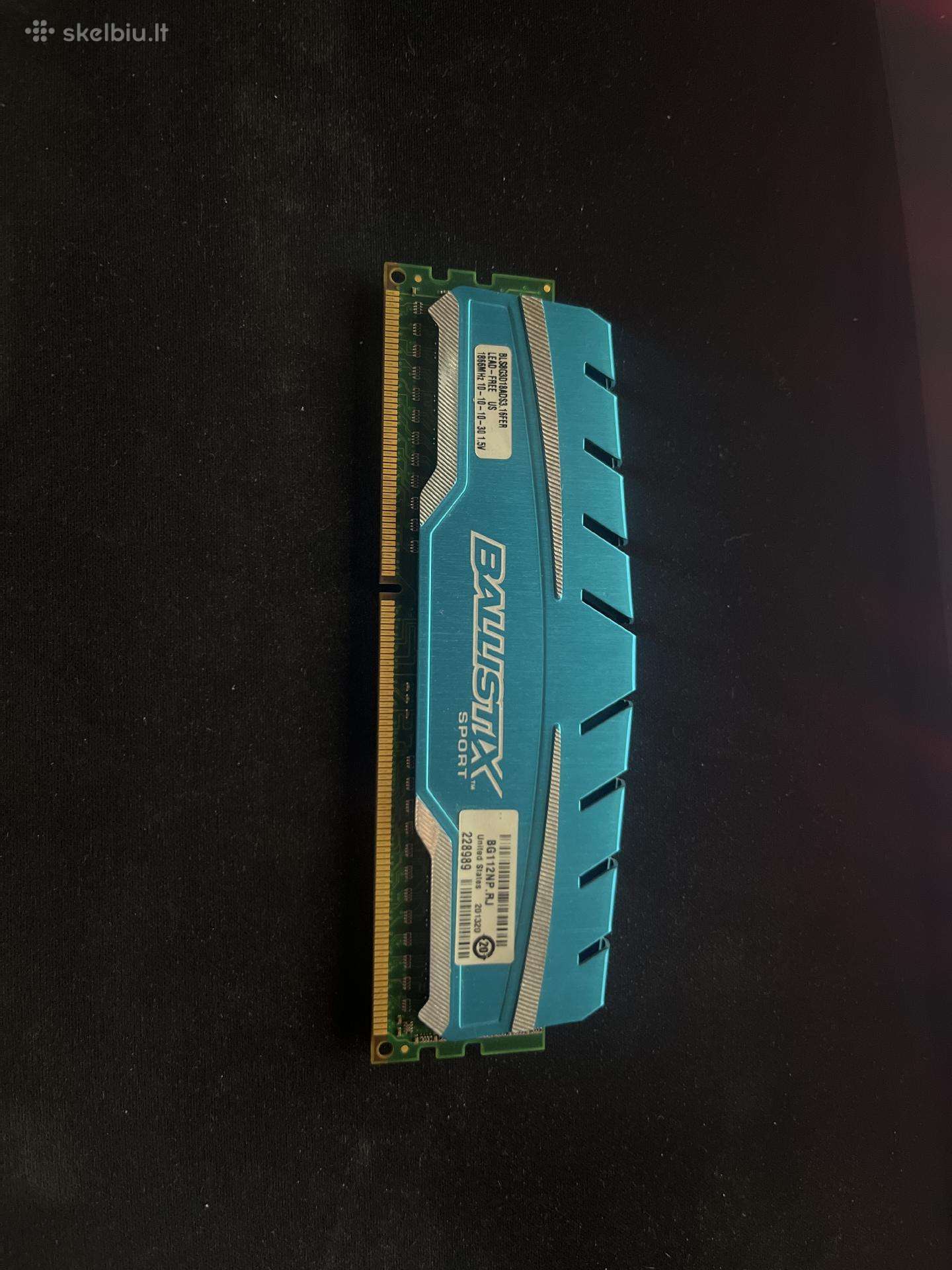 Ddr3 RAM 1x8 GB 1866 MHz