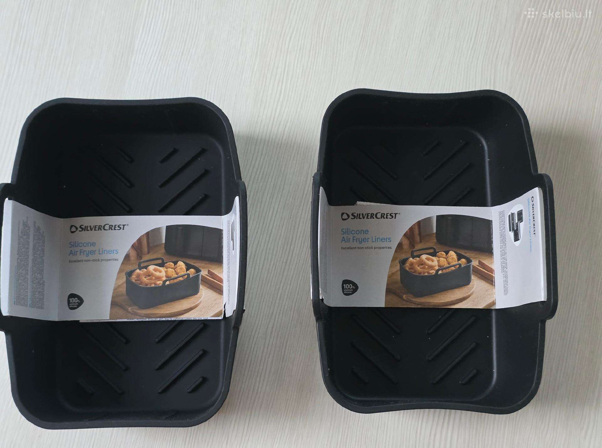 2x (Silvercrest silicone air fryer liners)