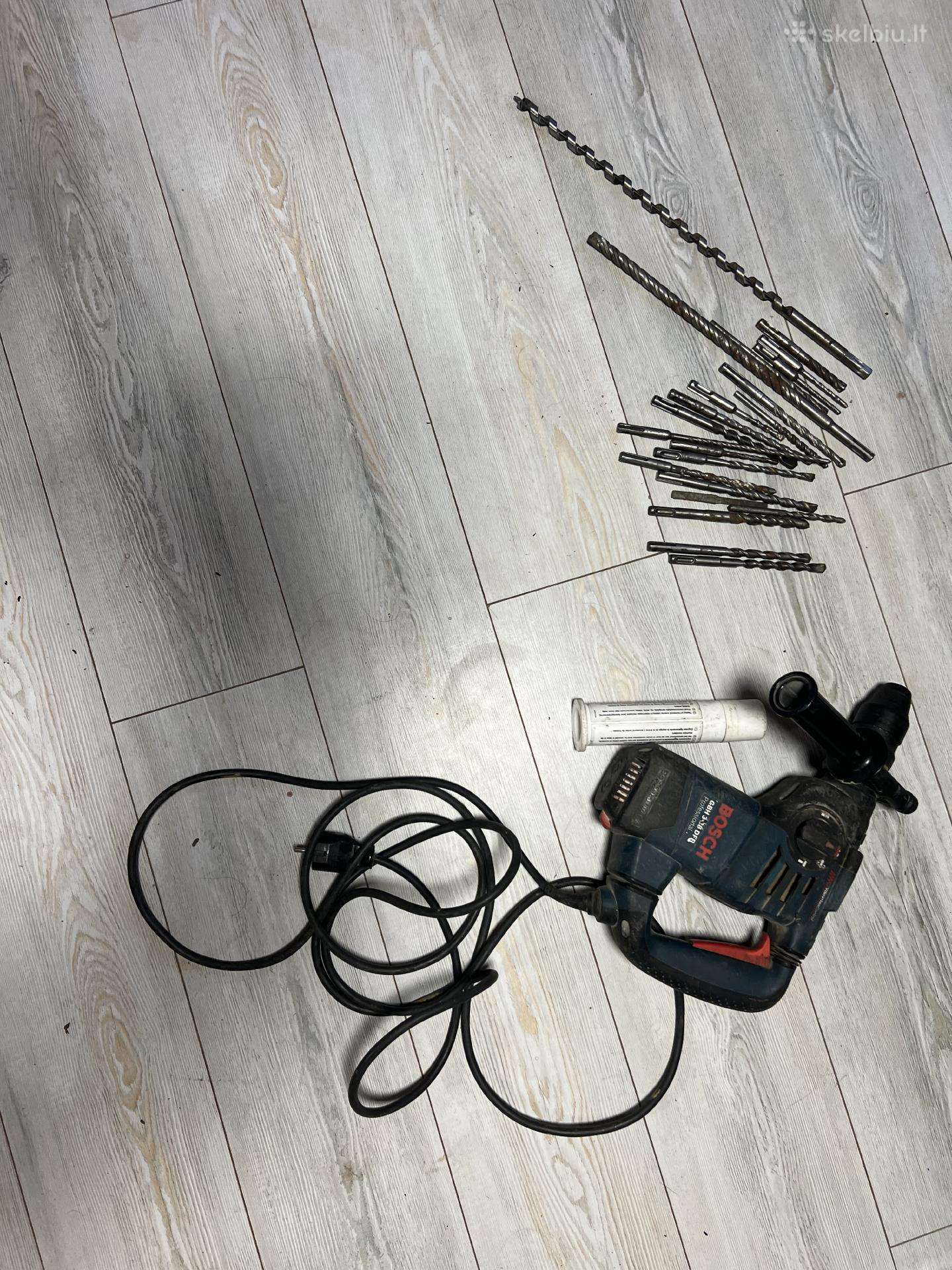 Bosch Gbh 3-28 Dfr perforatorius + grąžtai
