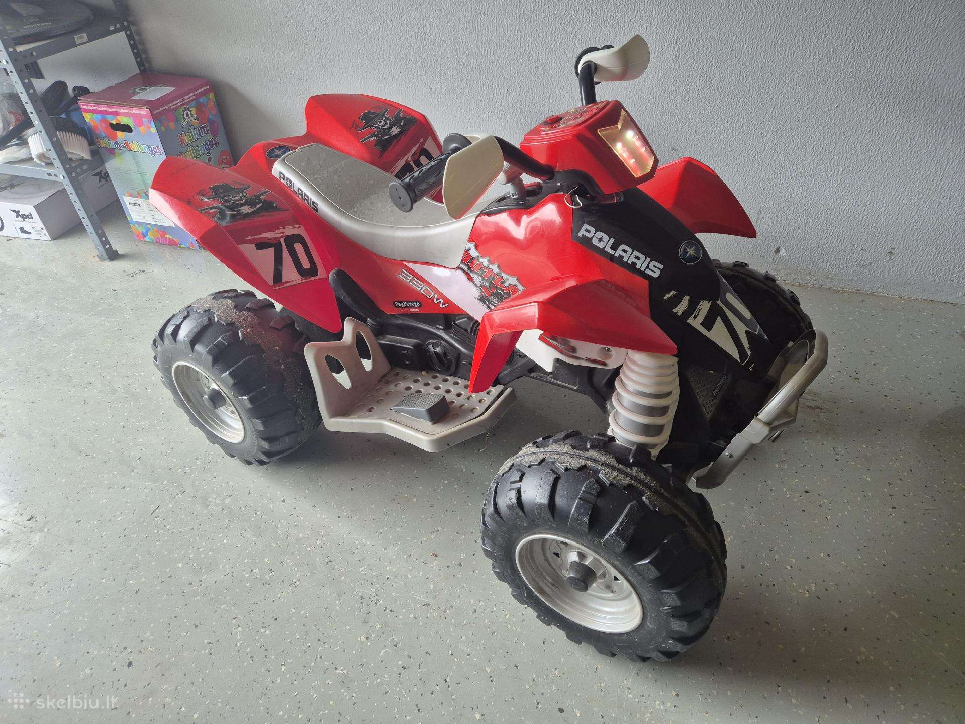 Peg perego elektrinis vaikiškas keturatis