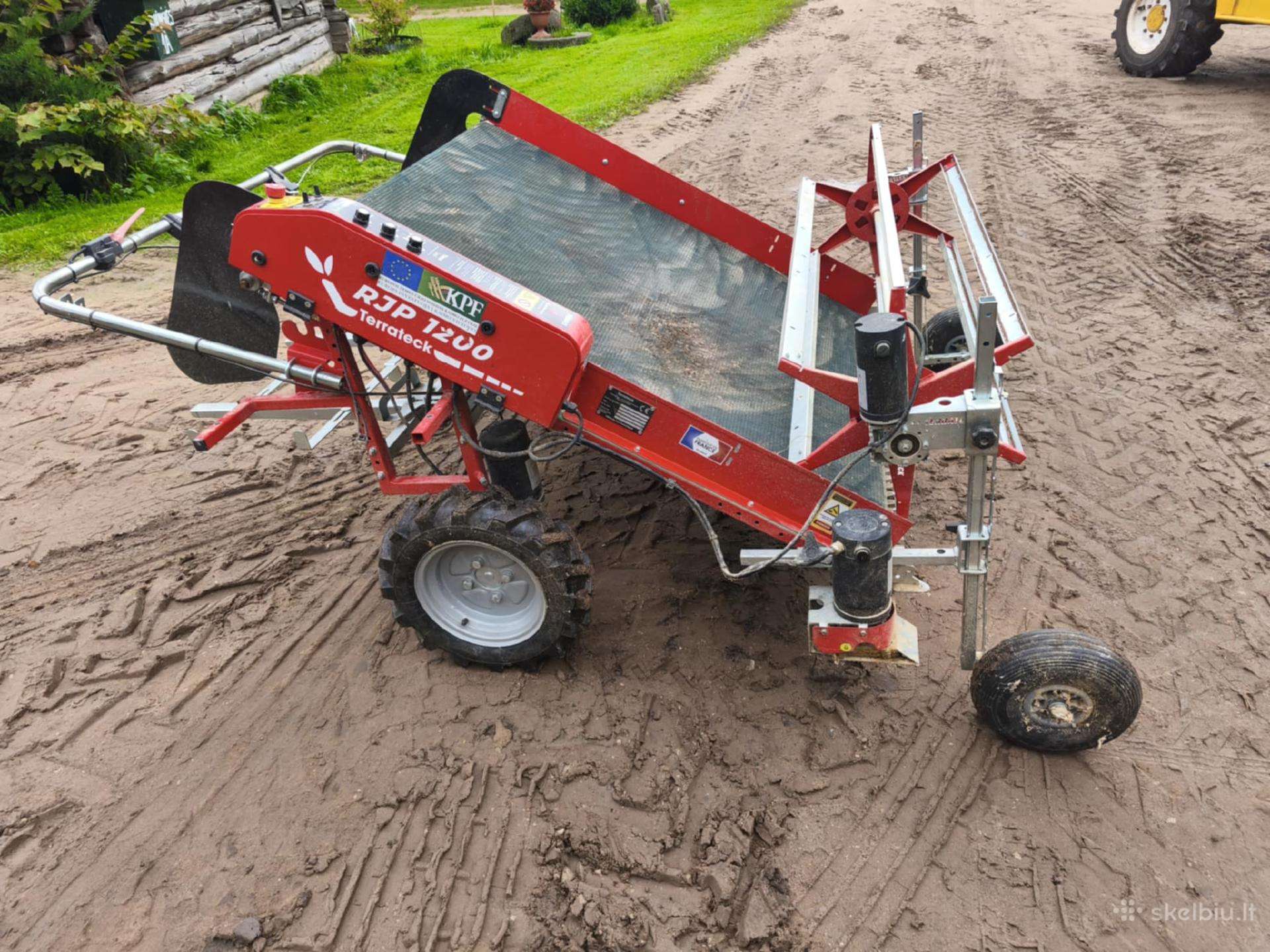 Terrateck 1200, daržovių nuėmimo, apdorojimo technika