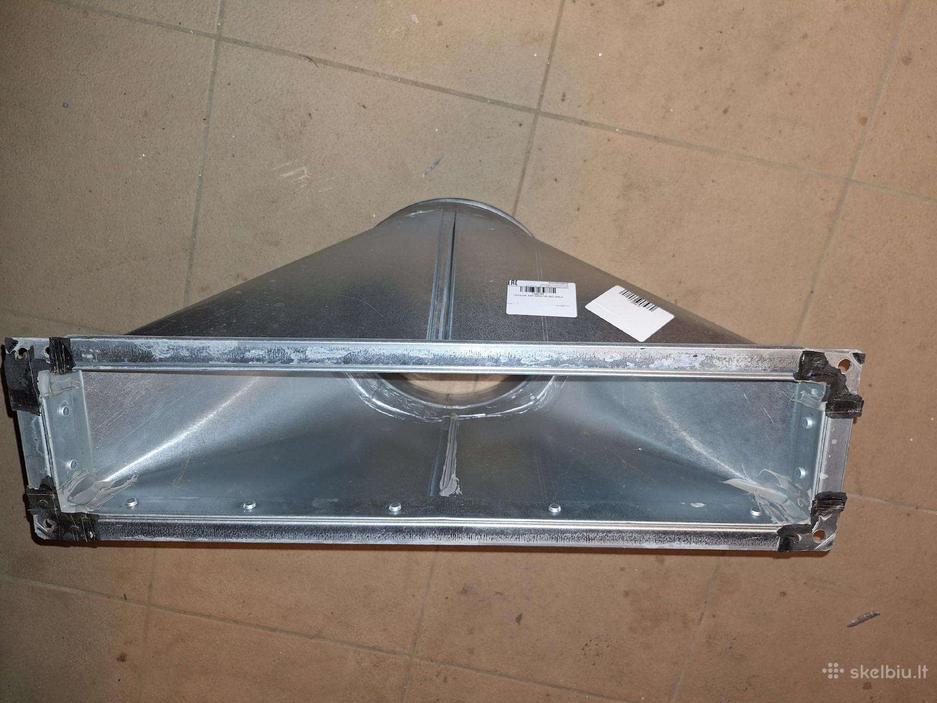 Perėjimas į 100x500 mm vėdinimo angą
