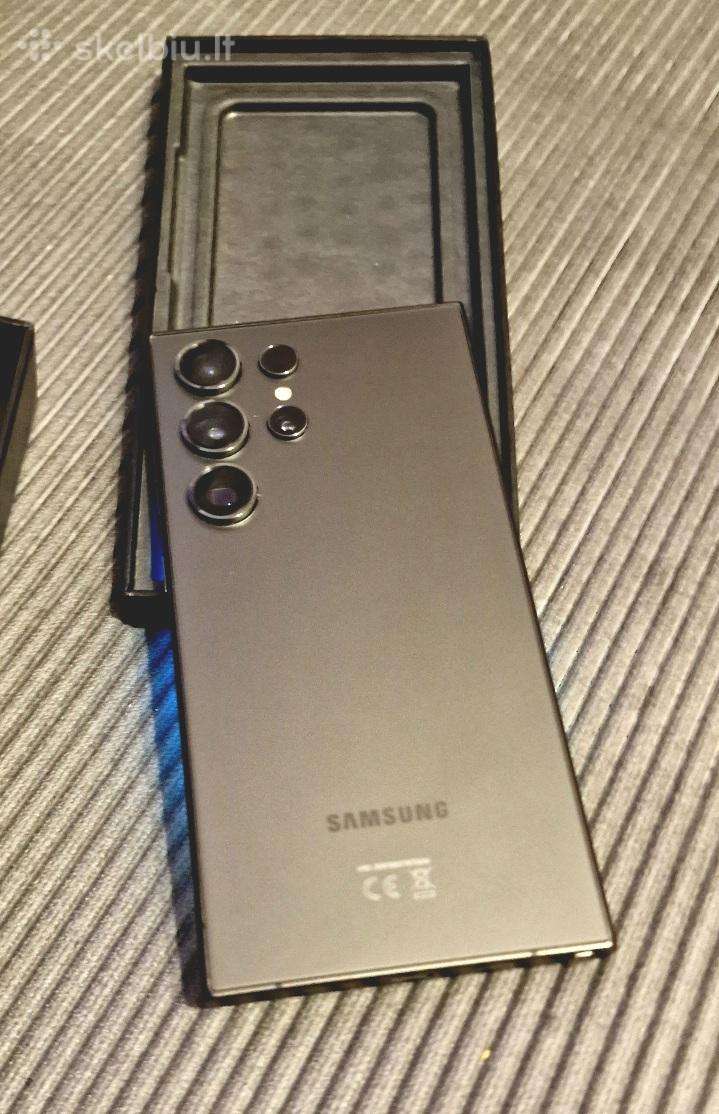 Samsung Galaxy S24 Ultra 256gb, Titanium, dėžutė