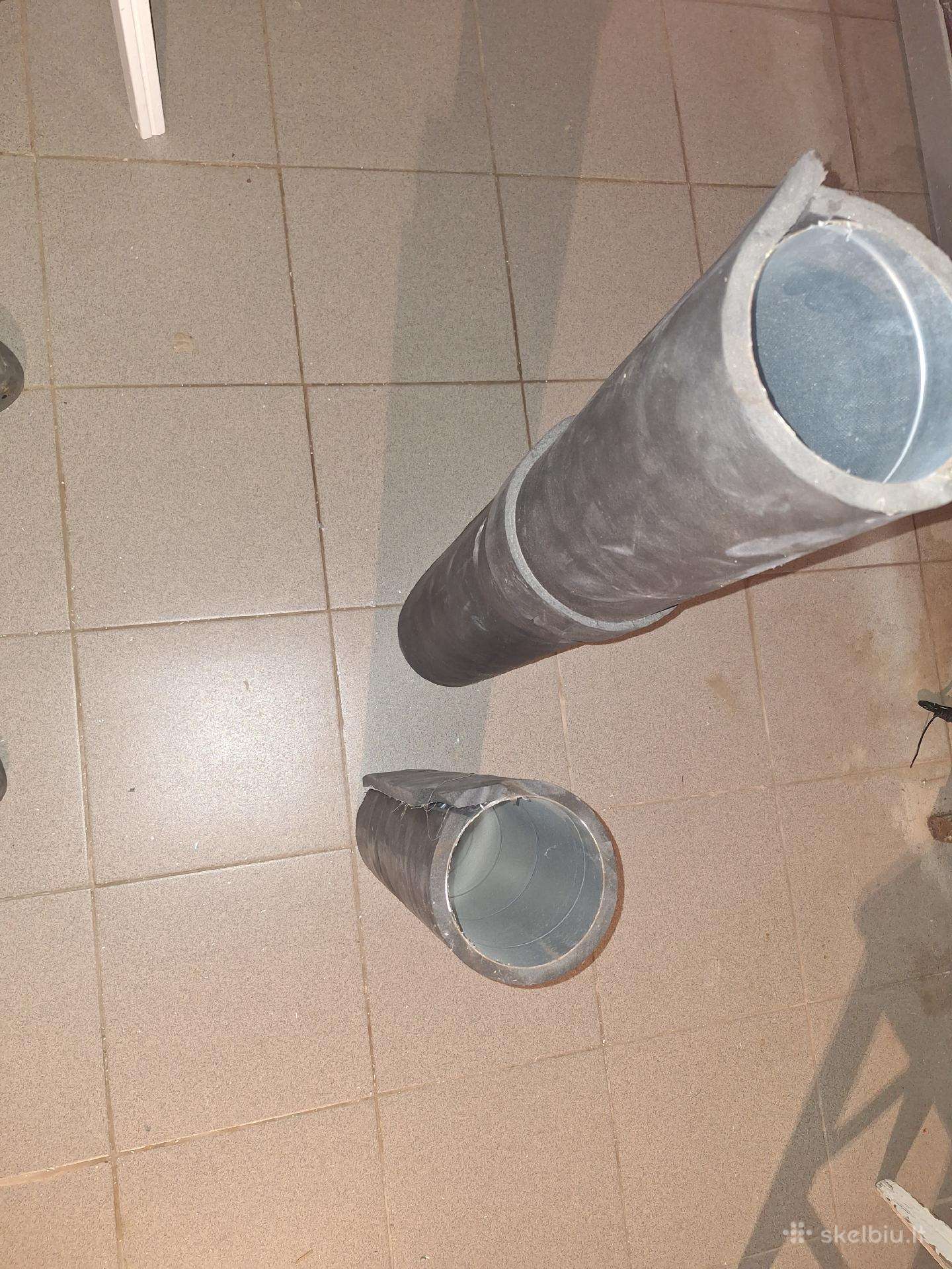 125 mm cinkuoti ortakiai izoliuoti su kaiflex