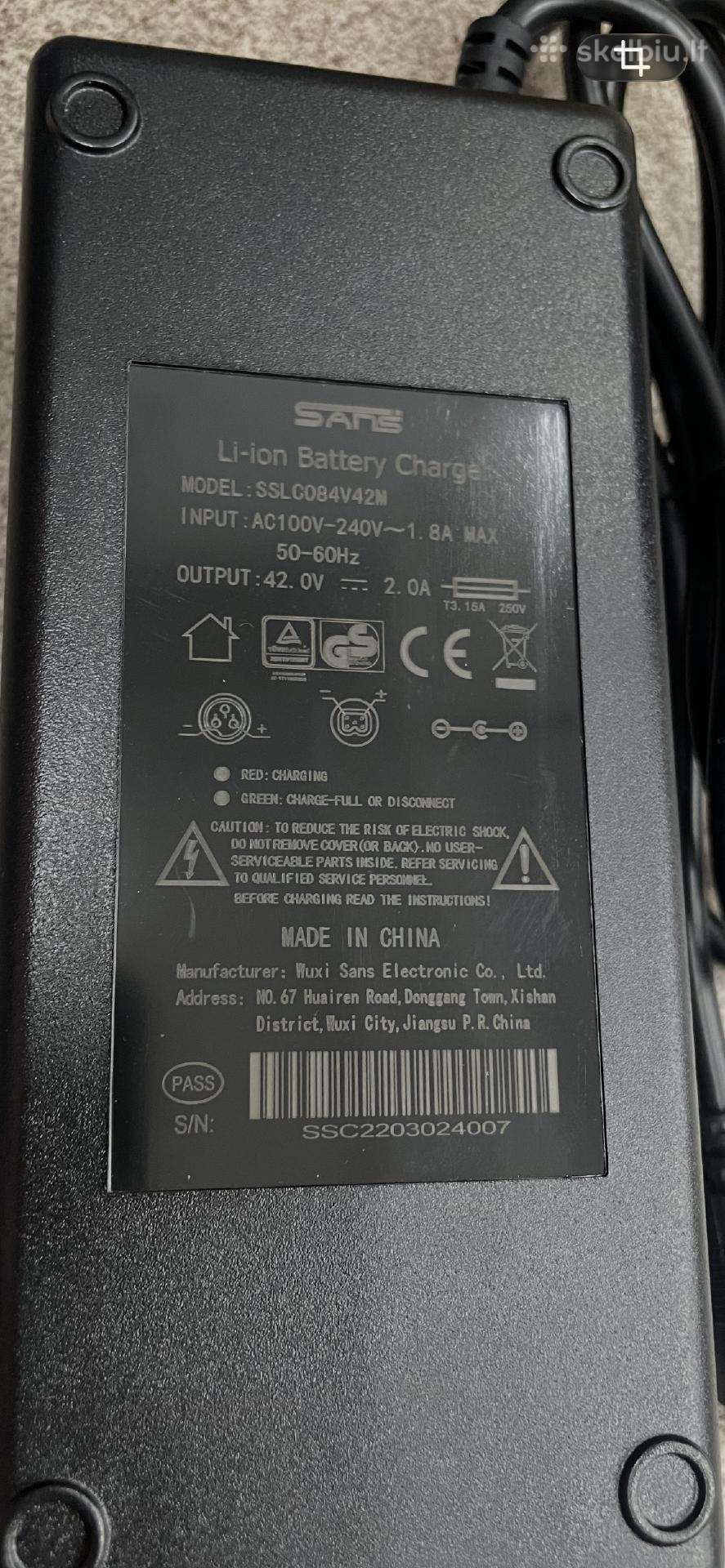 Perku elektrinio dviračio pakrovėja