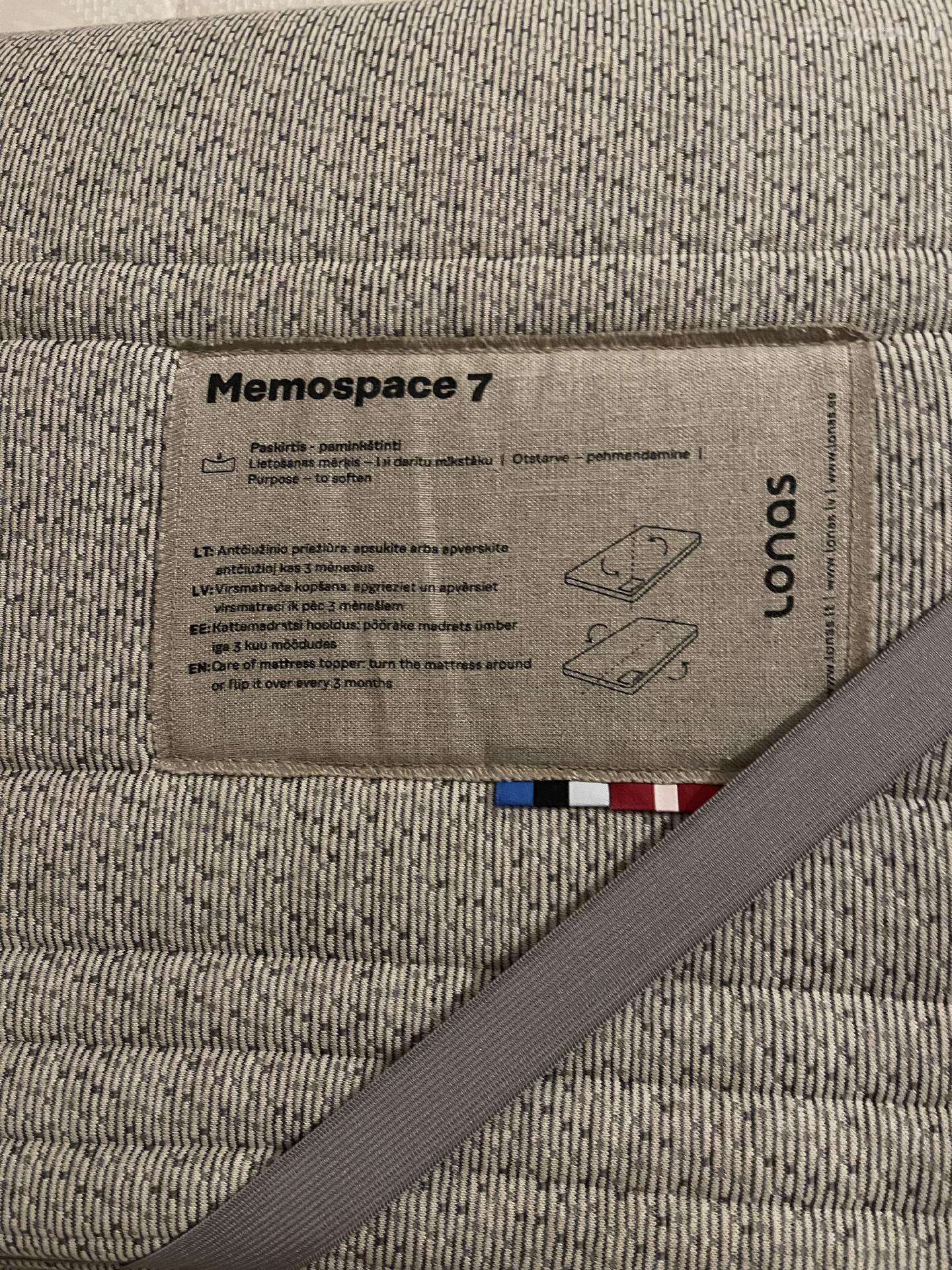 Lonas Memospace 7 antčiužinis 160x200